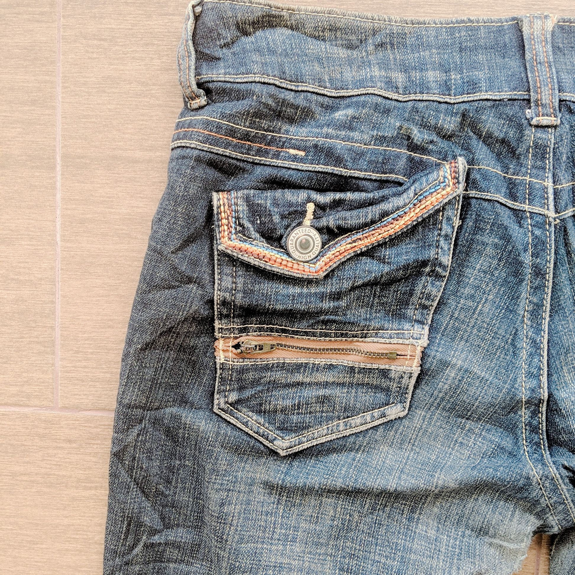 Japanese Brand Vintage Japanese Rare Flare Bootcut Distressed Denim Pants Size US 32 / EU 48 - 4 Thumbnail