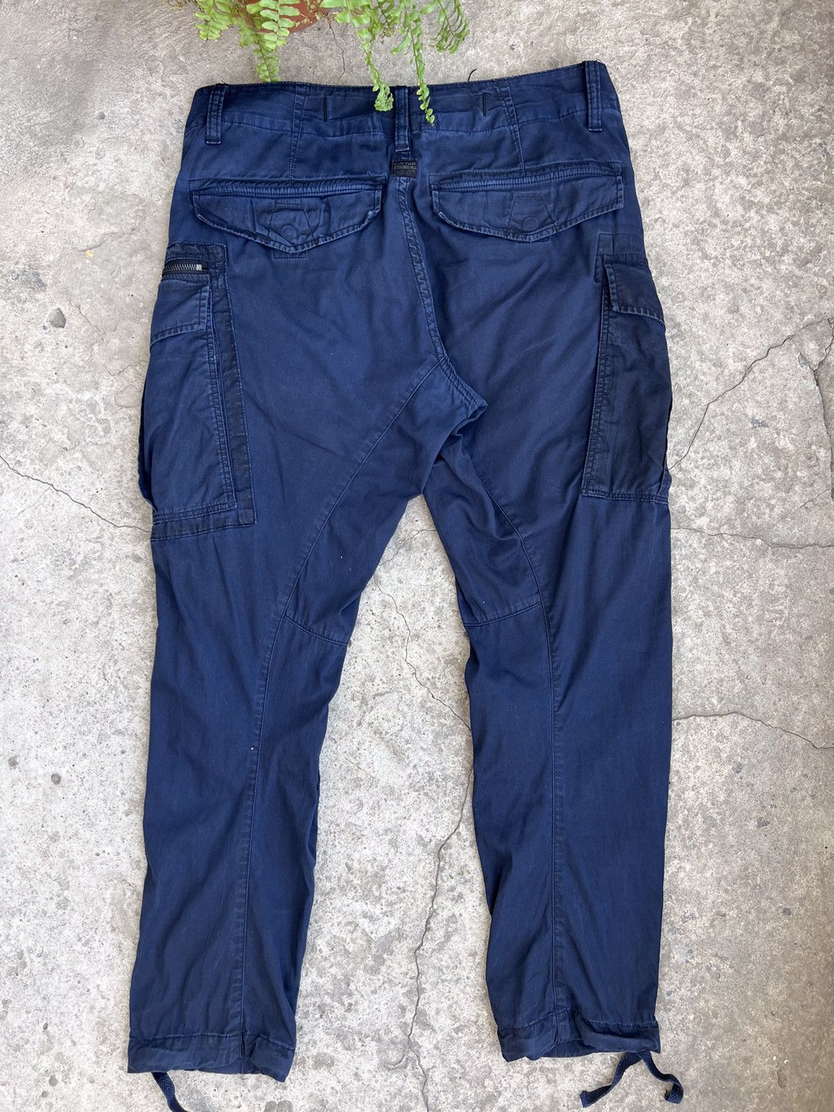 G-Star × Japanese Brand × Vintage Vintage G Star Raw Pants Zipped Staked 32x30 Size US 32 / EU 48 - 2 Thumbnail