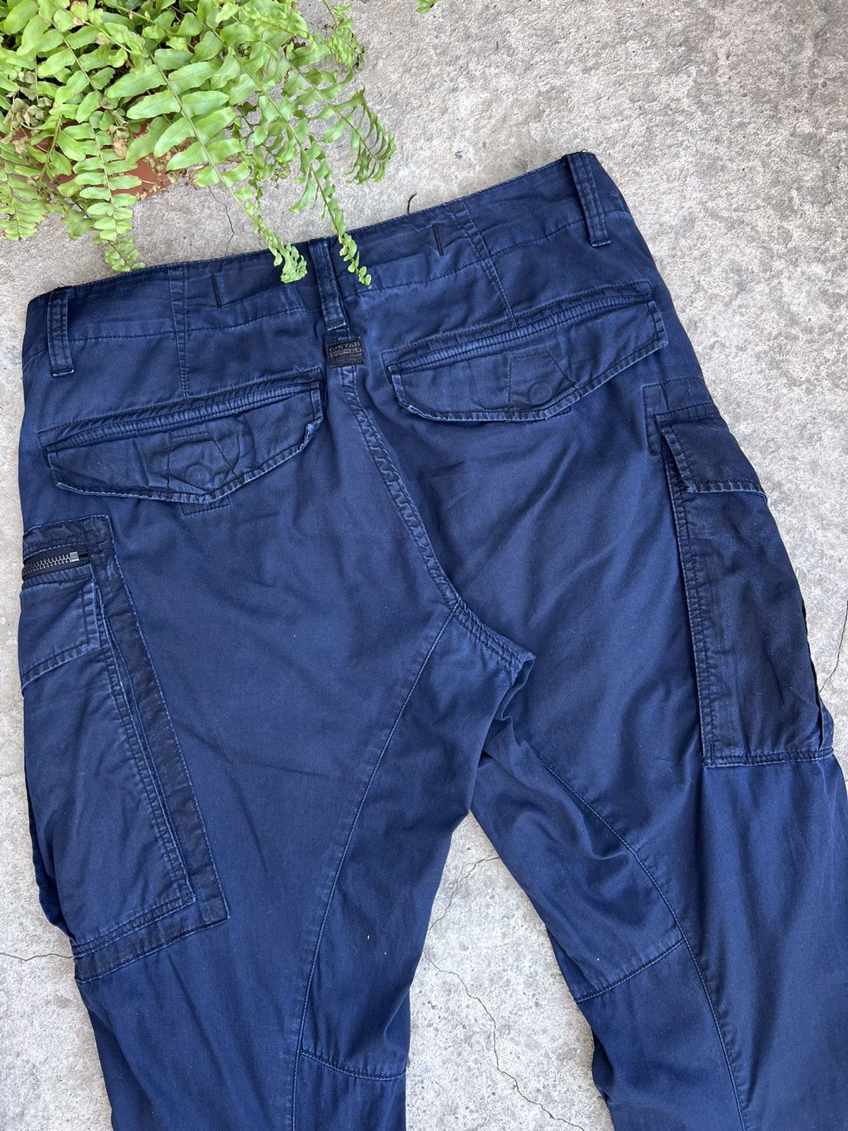 G-Star × Japanese Brand × Vintage Vintage G Star Raw Pants Zipped Staked 32x30 Size US 32 / EU 48 - 6 Thumbnail