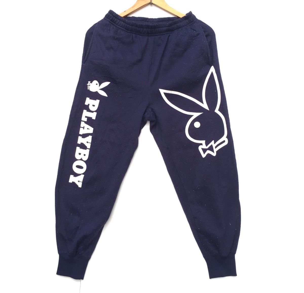 Playboy Vintage 90s Playboy Bunny Big Logo Multicolour Pants | 27 | Size US 27 - 2 Thumbnail
