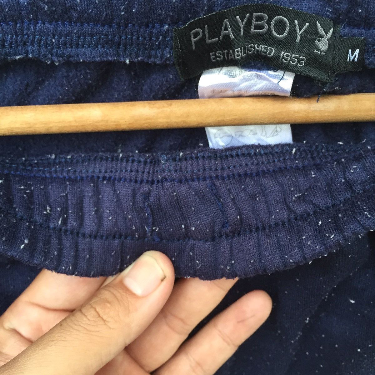 Playboy Vintage 90s Playboy Bunny Big Logo Multicolour Pants | 27 | Size US 27 - 7 Thumbnail