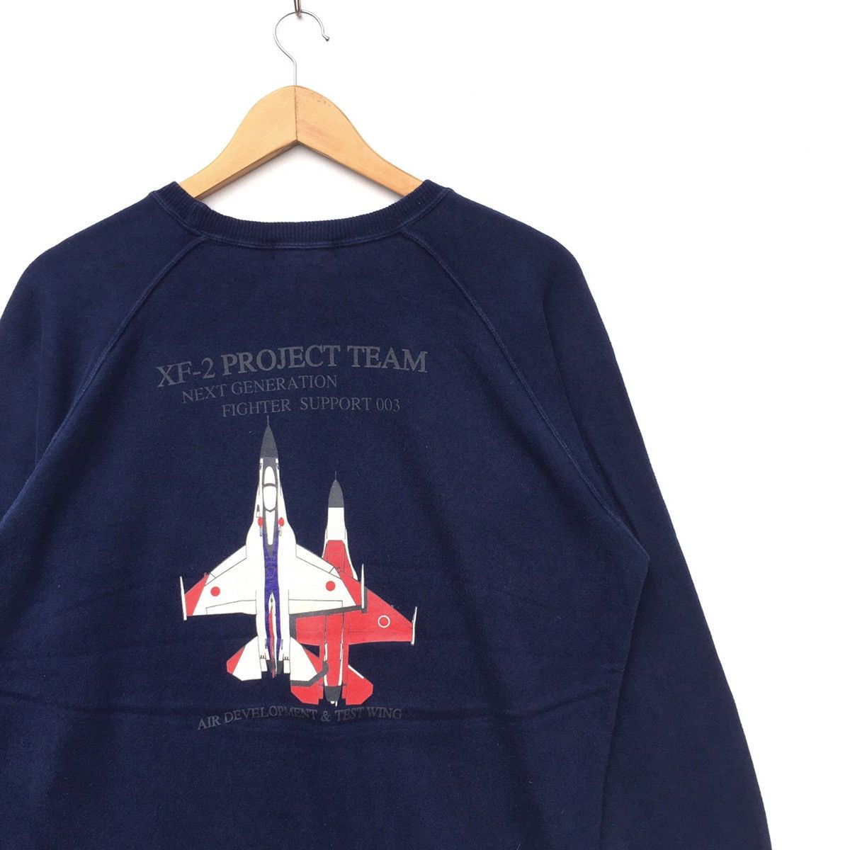 Japanese Brand Vintage 90s XF-2 Project Team Big Logo Sweatshirt | M | Size US M / EU 48-50 / 2 - 2 Thumbnail