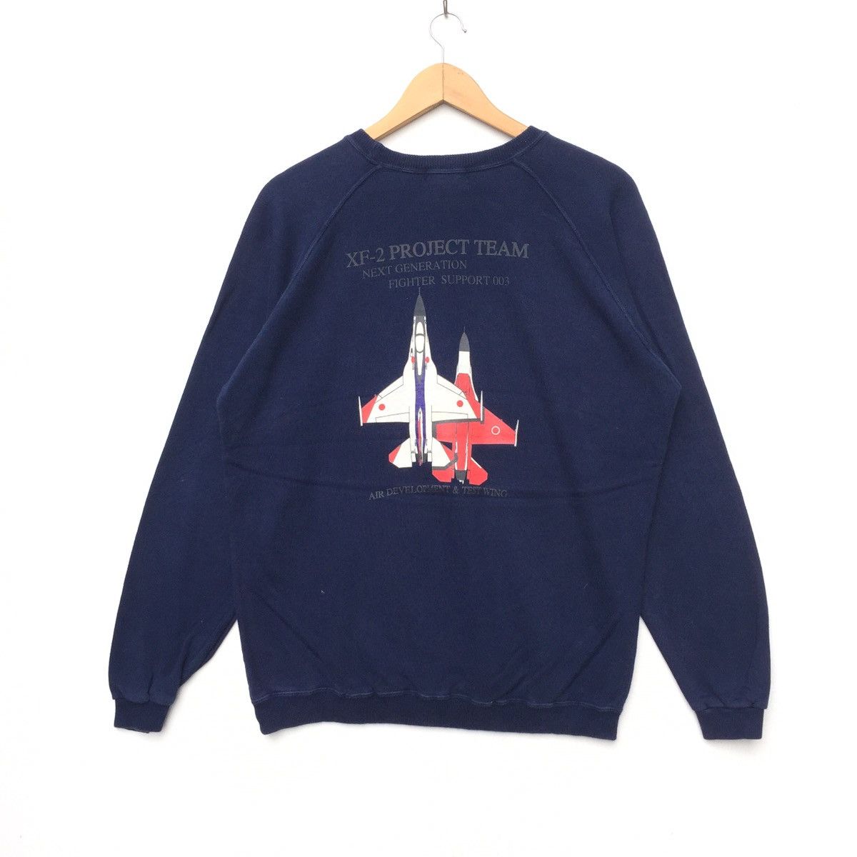 Japanese Brand Vintage 90s XF-2 Project Team Big Logo Sweatshirt | M | Size US M / EU 48-50 / 2 - 1 Thumbnail