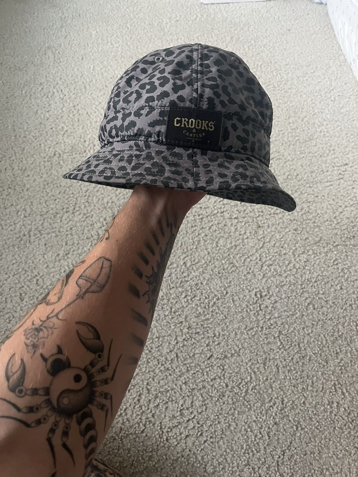 Casquette Snapback Crooks & Castles Black Cocaine And Caviar - Noire - Taille Réglable