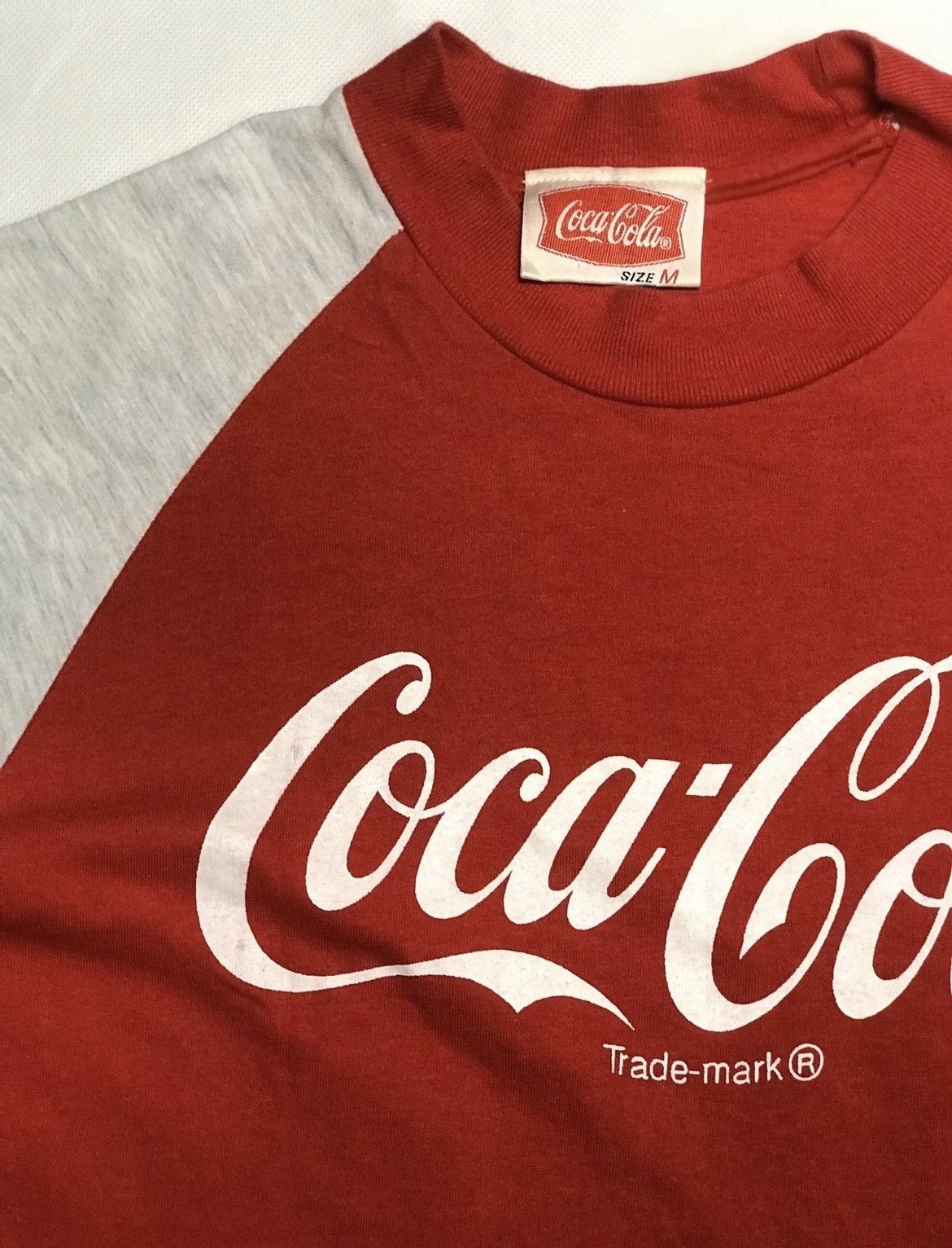 Coca Cola × Vintage 1995 Japan Coca Cola Coke Supreme Raglan shirt rare off vtg Size US M / EU 48-50 / 2 - 5 Thumbnail