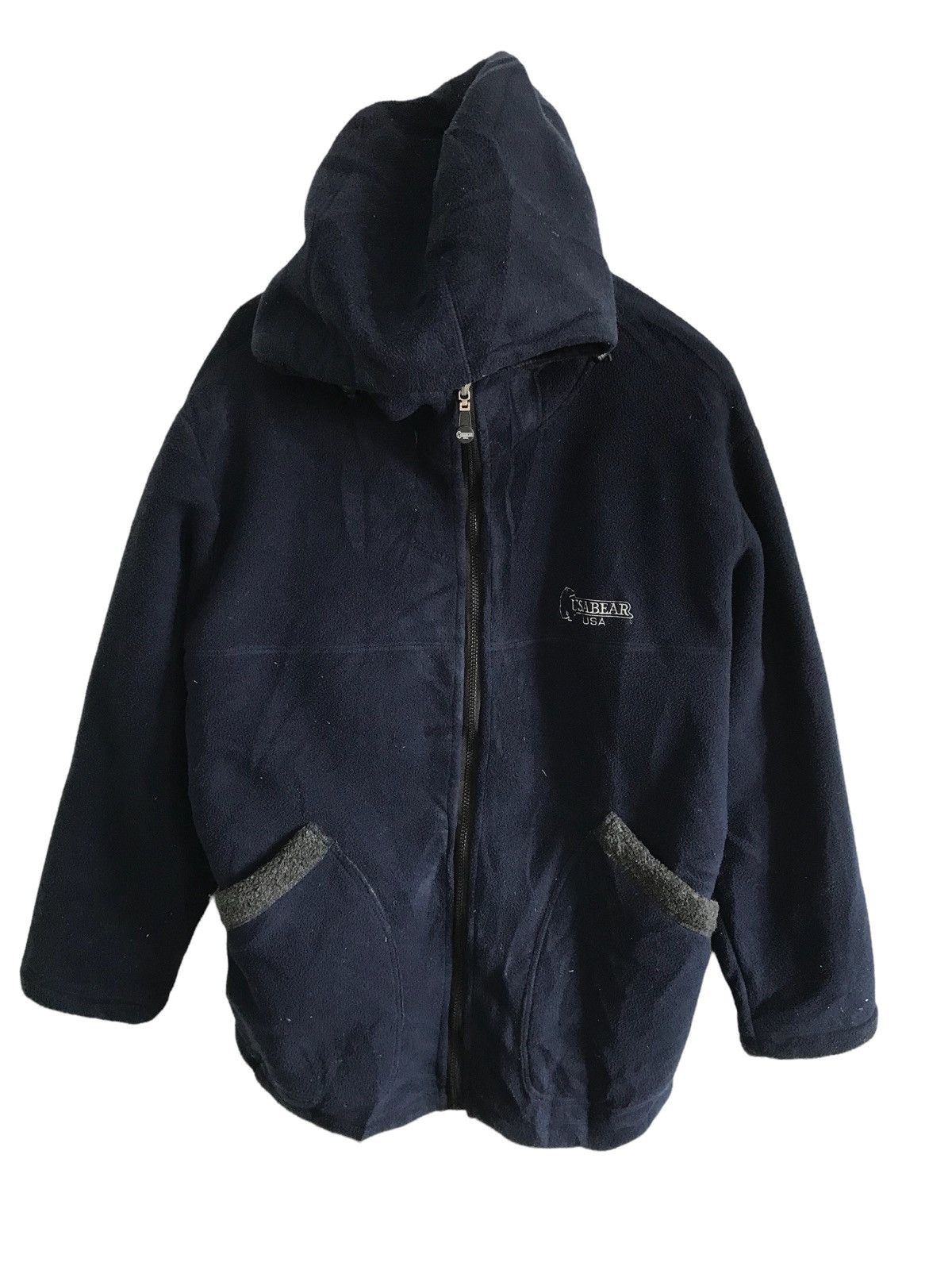 Vintage USA Bear fleece jacket in Xlarge