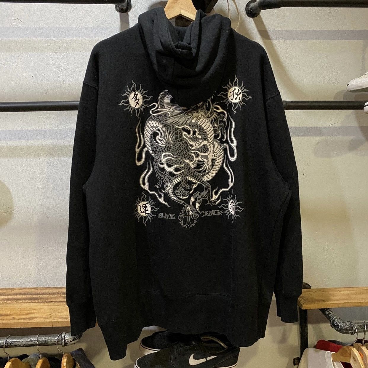 Dogtown RARE‼️Dogtown Black Dragon Big Dragon Zipper Hoodie Like New Size US XL / EU 56 / 4 - 1 Thumbnail