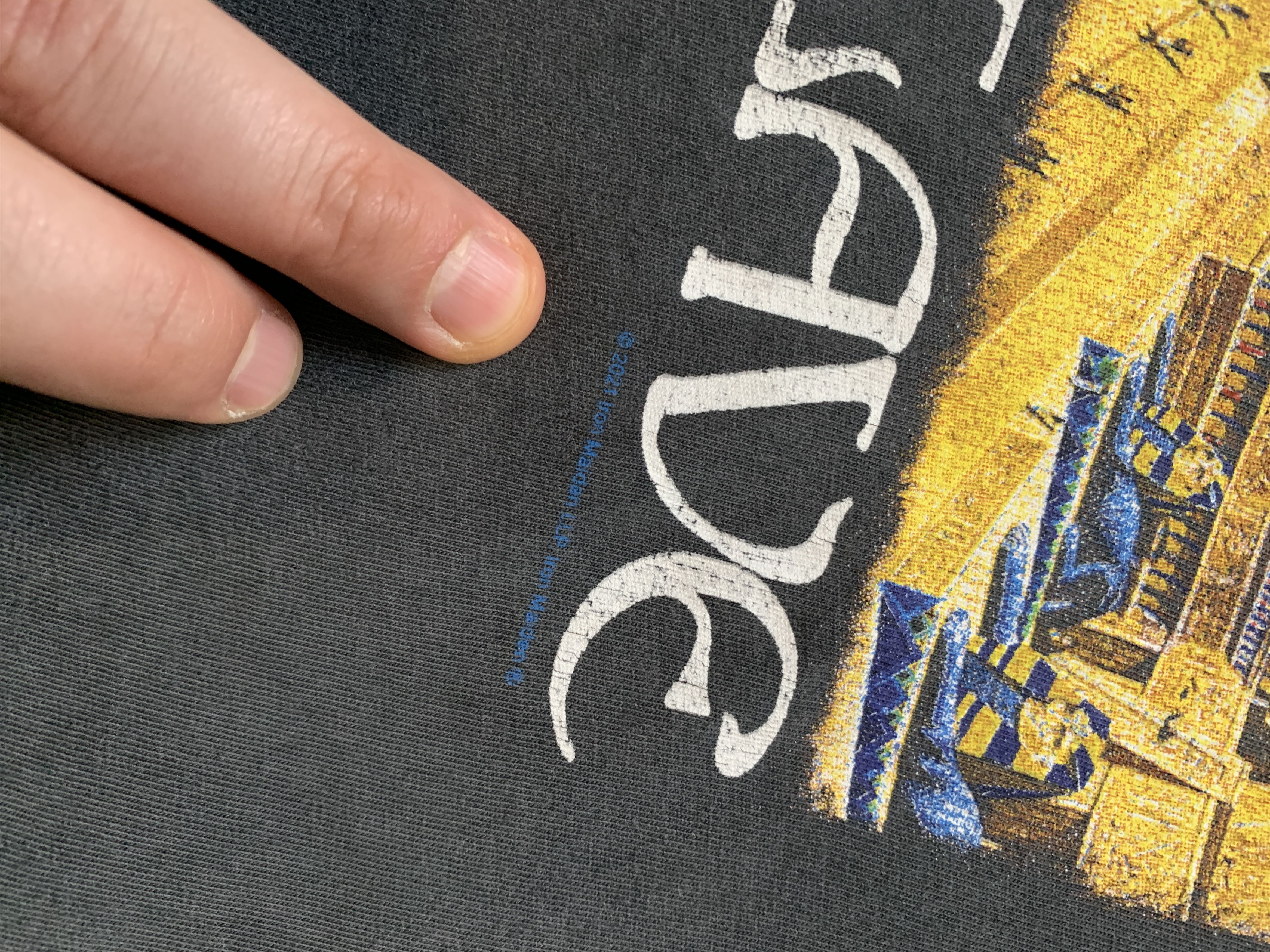 Band Tees × Iron Maiden Iron Maiden Powerslave 2021 T-Shirt Size US XL / EU 56 / 4 - 7 Thumbnail