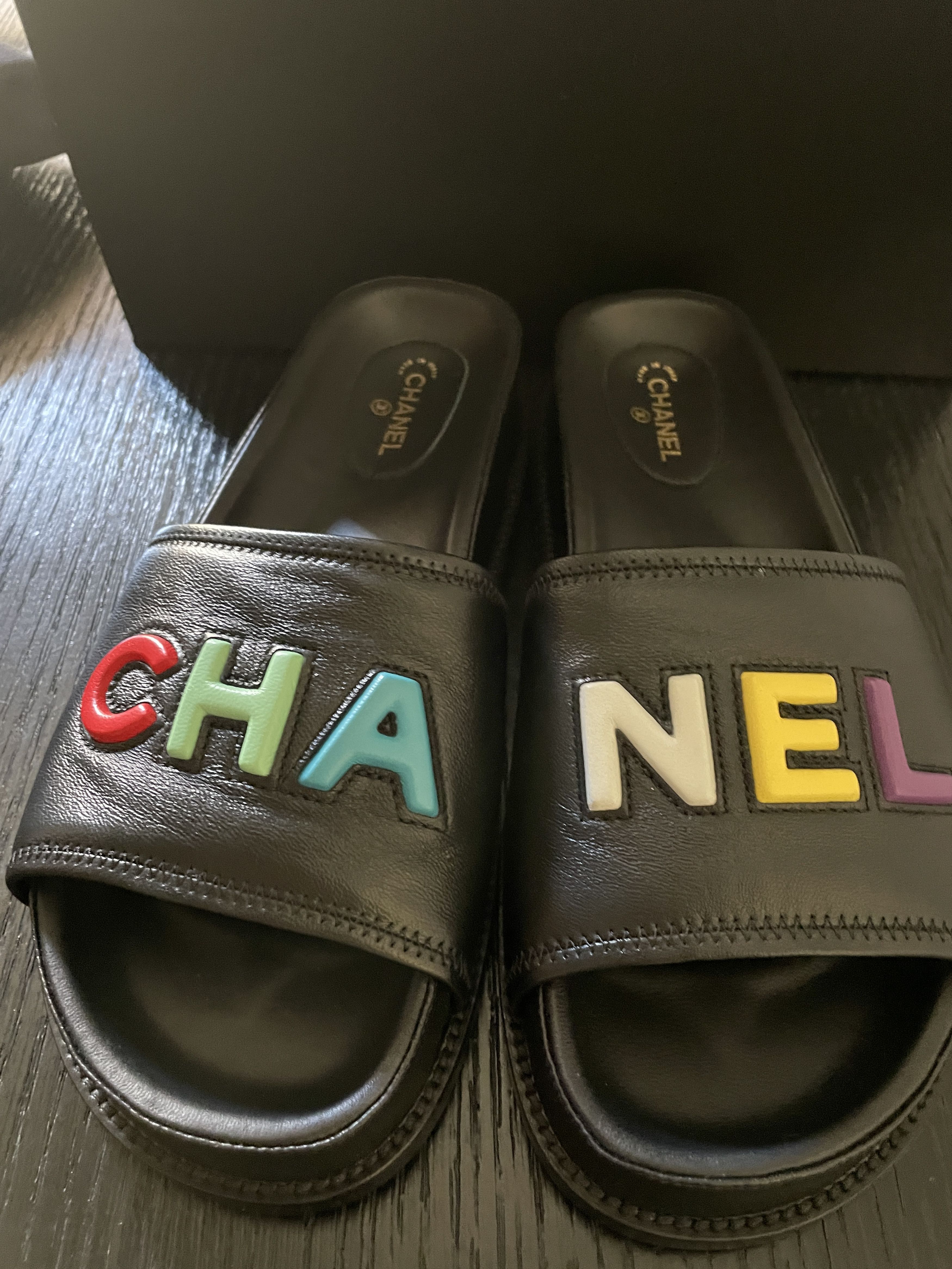Chanel RAINBOW MULES Size US 7 / IT 37 - 1 Thumbnail