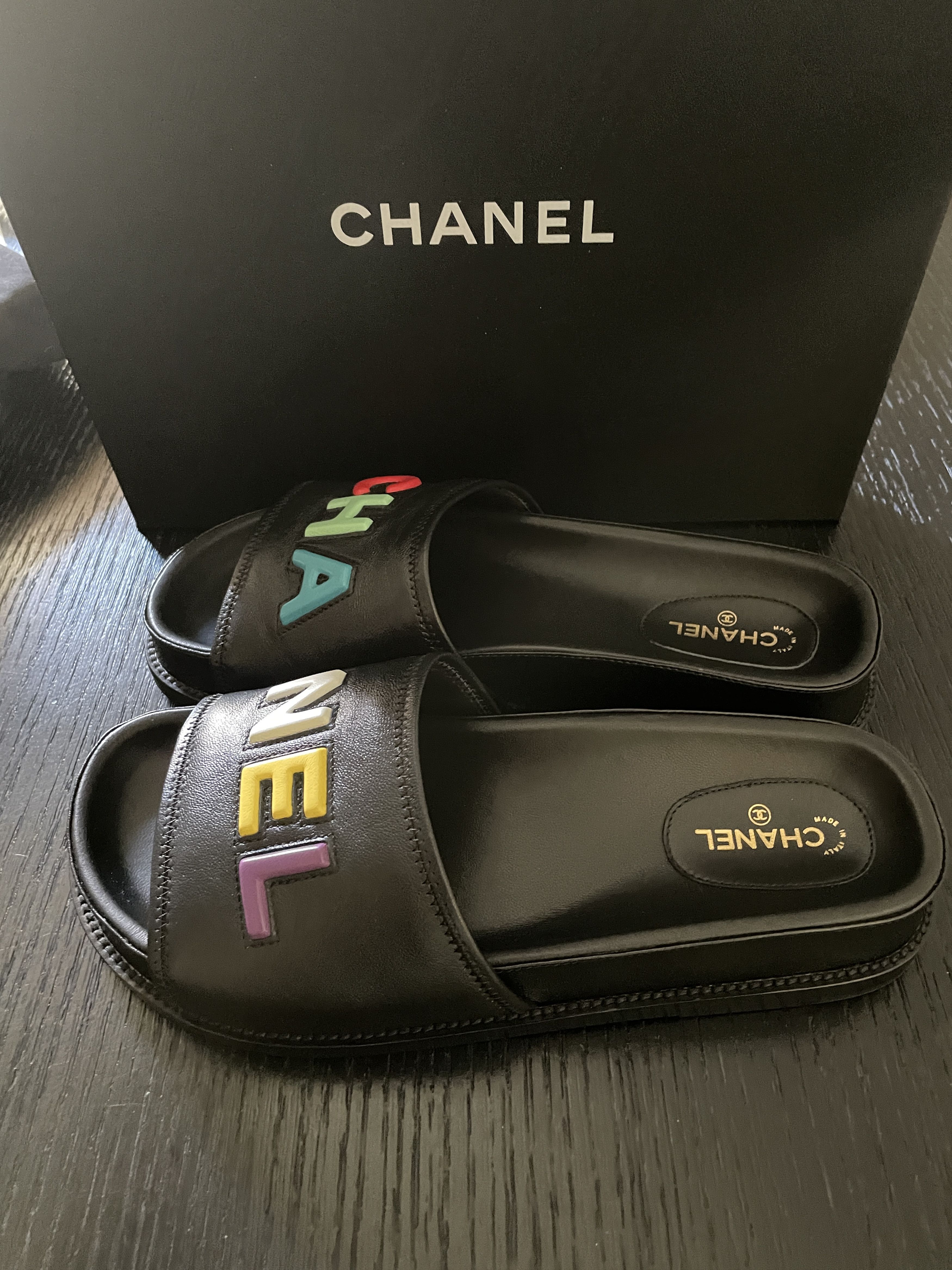 Chanel RAINBOW MULES Size US 7 / IT 37 - 6 Thumbnail