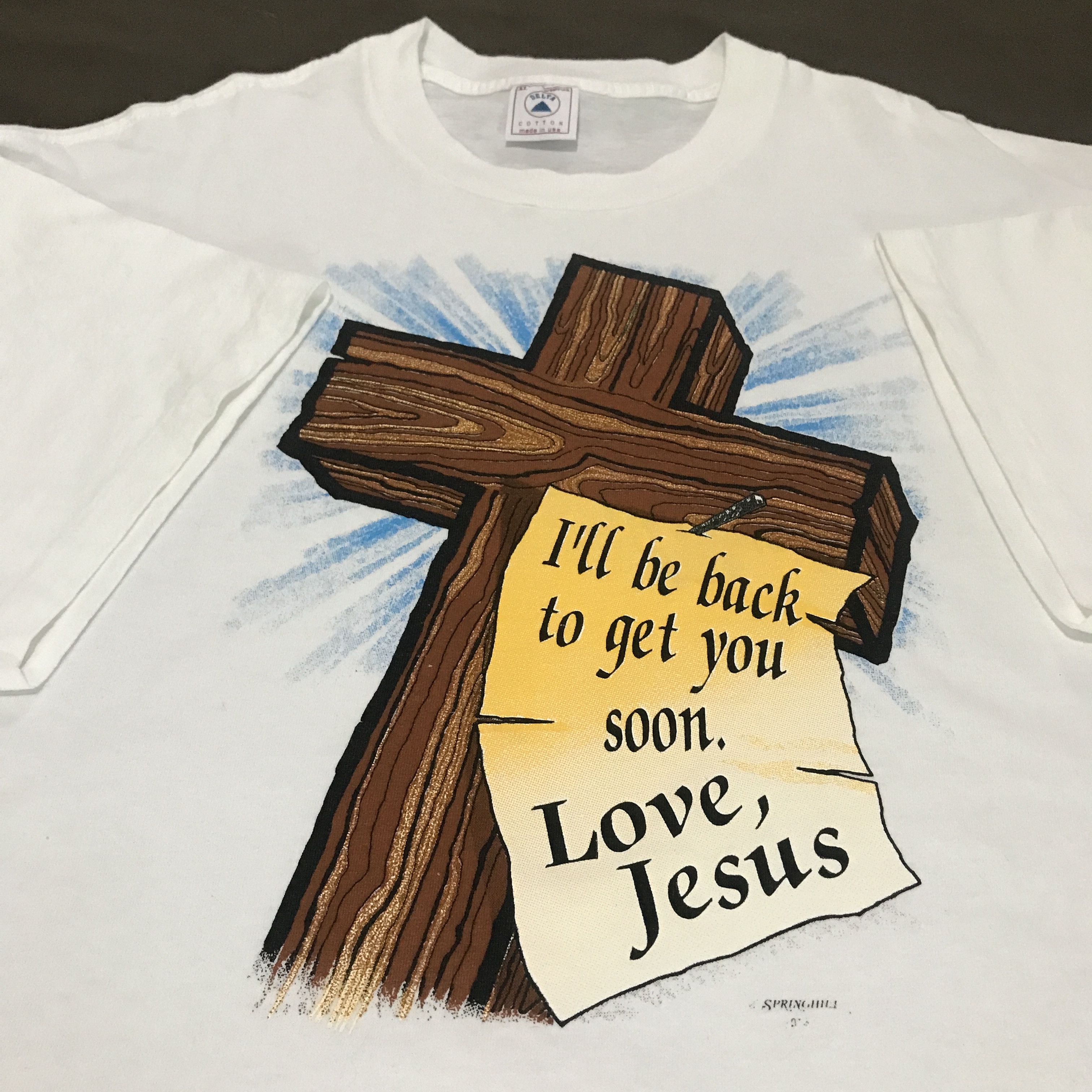 Harley Davidson × Vintage 90s Jesus Born To Die Tee | Grailed