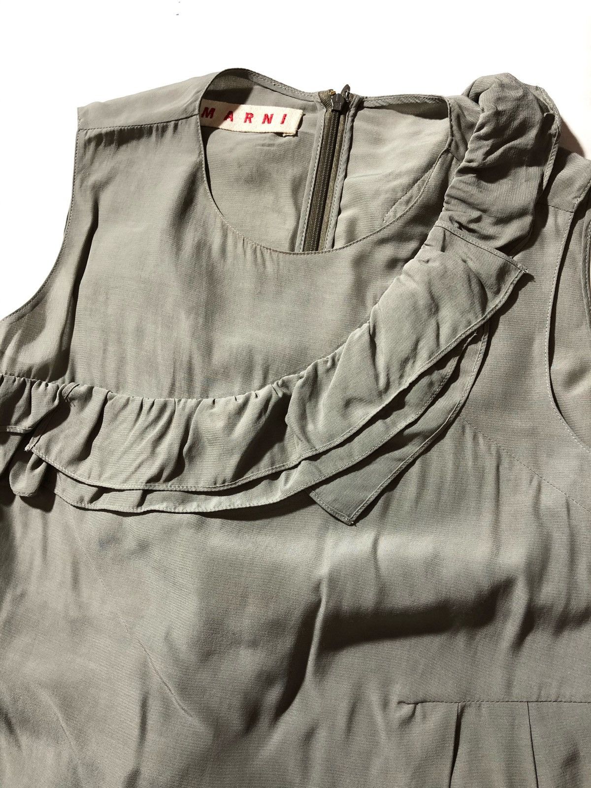 Marni Marni Ruffles tank top viscose Size XS / US 0-2 / IT 36-38 - 10 Thumbnail