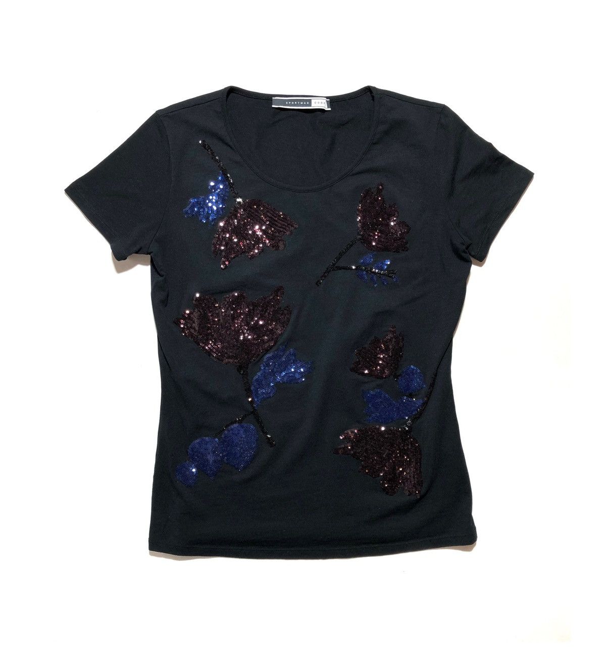 Sportmax Sportmax Max Mara Code T Shirt Floral Sparkles Size M / US 6-8 / IT 42-44 - 1 Thumbnail