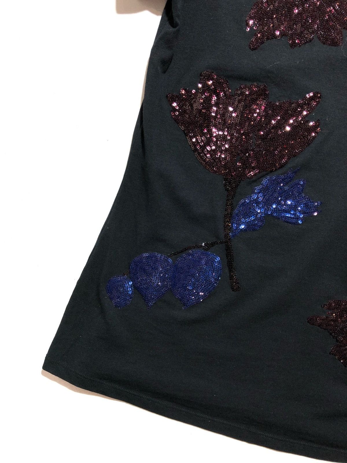 Sportmax Sportmax Max Mara Code T Shirt Floral Sparkles Size M / US 6-8 / IT 42-44 - 2 Thumbnail