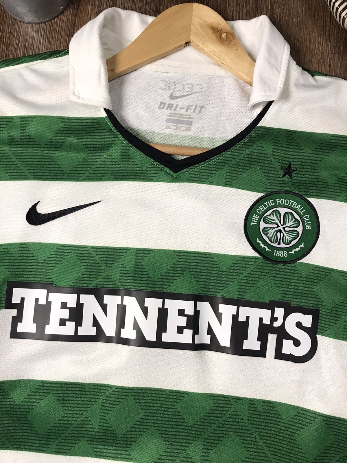 Nike × Vintage Nike Celtic Home S/S Jersey Vince#60 381813-378 Size US XXL / EU 58 / 5 - 7 Thumbnail