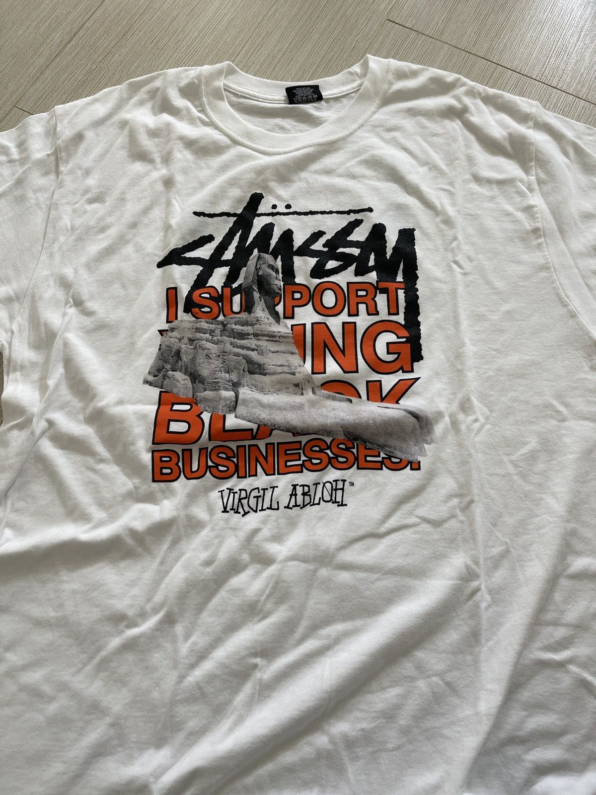 virgil abloh x stussy