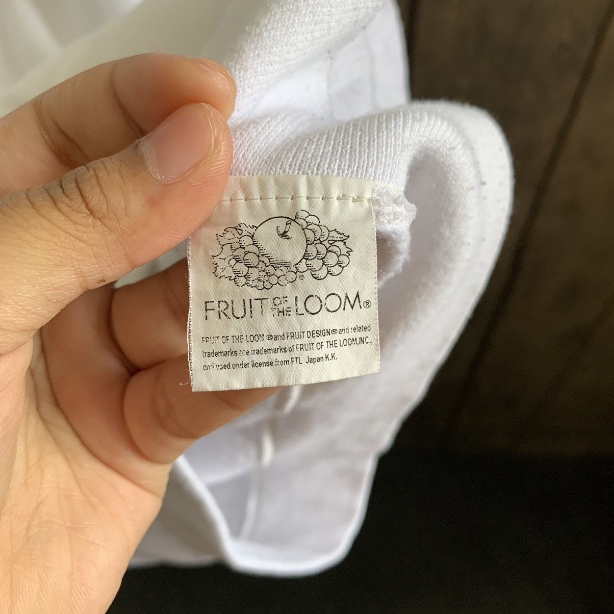 Fruit Of The Loom Vintage Fruit Of The Loom Big Logo Hoodie Size US M / EU 48-50 / 2 - 8 Thumbnail