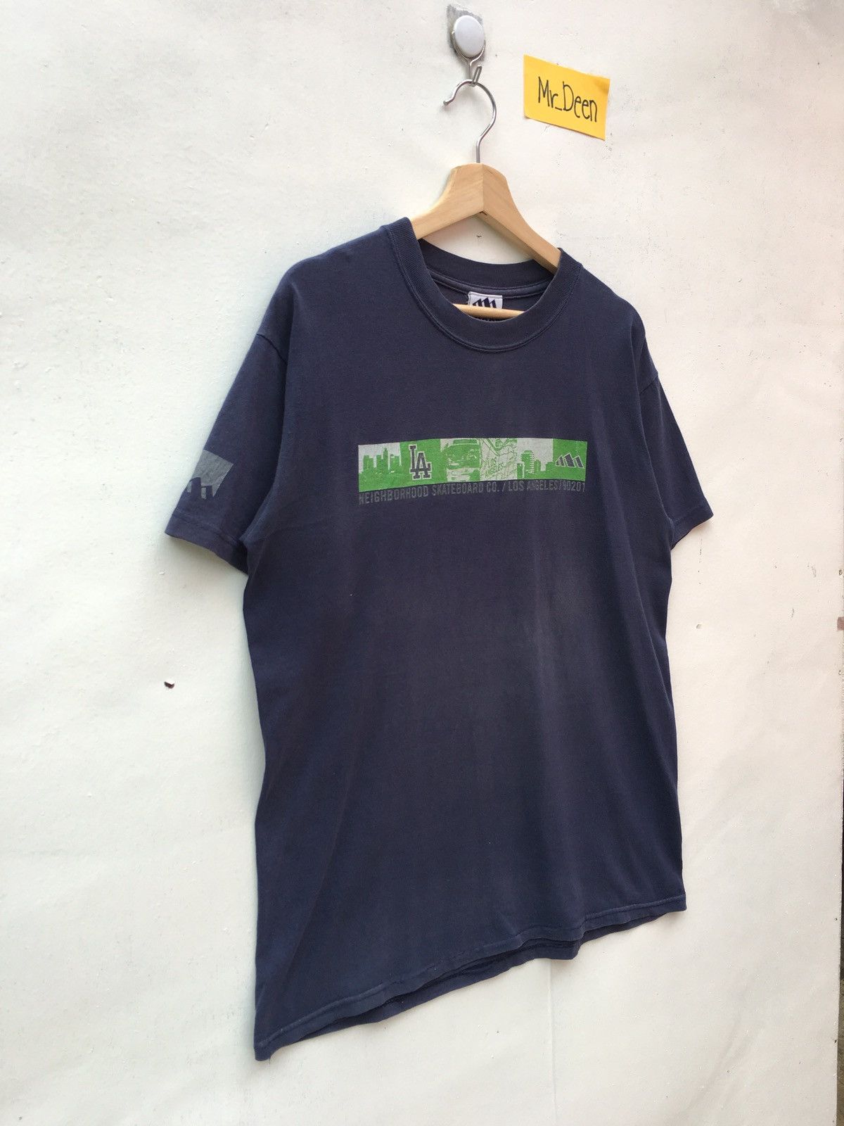 Neighborhood Vintage 90s Neighborhood Skateboard LA Big Logo Tee Size US M / EU 48-50 / 2 - 3 Thumbnail