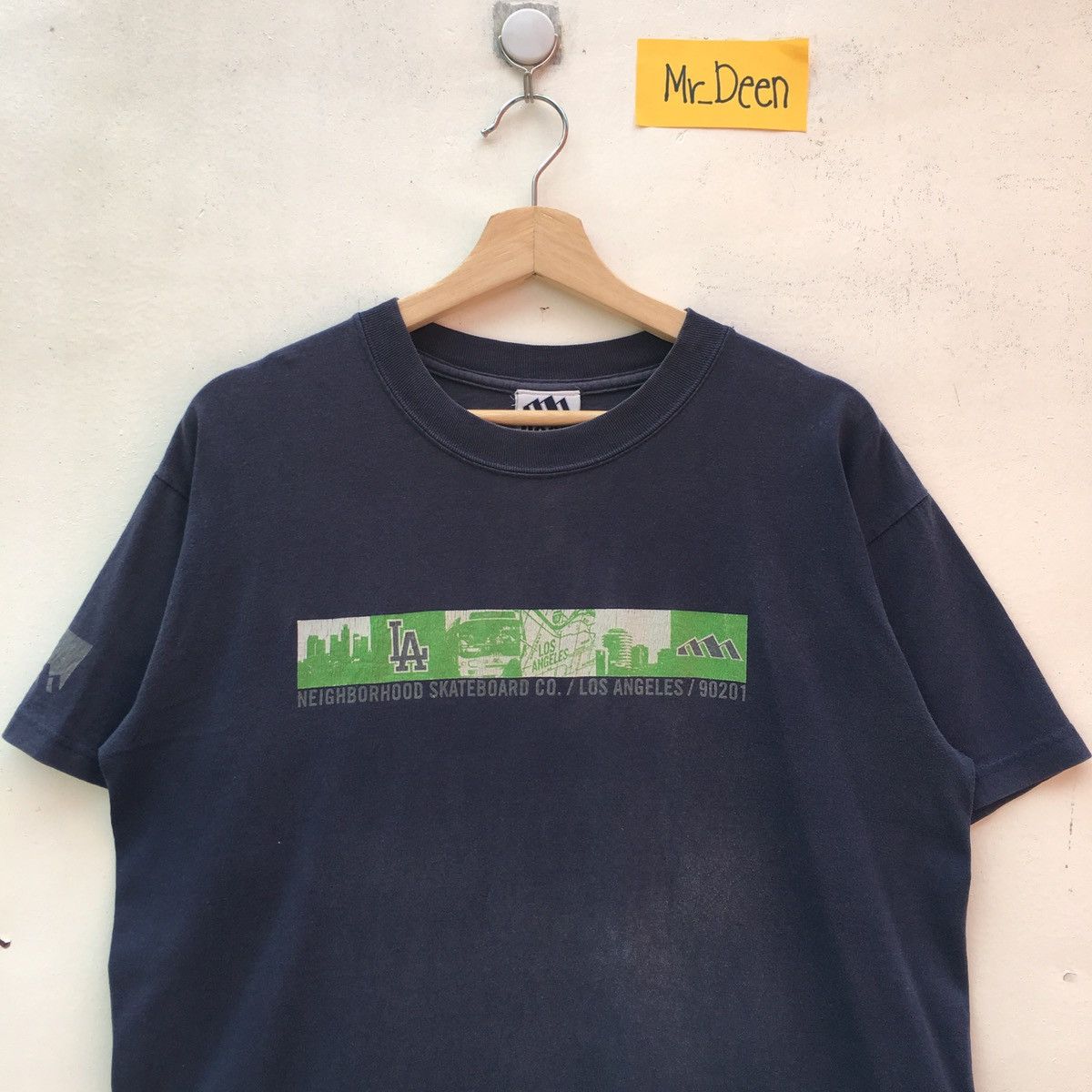 Neighborhood Vintage 90s Neighborhood Skateboard LA Big Logo Tee Size US M / EU 48-50 / 2 - 1 Thumbnail