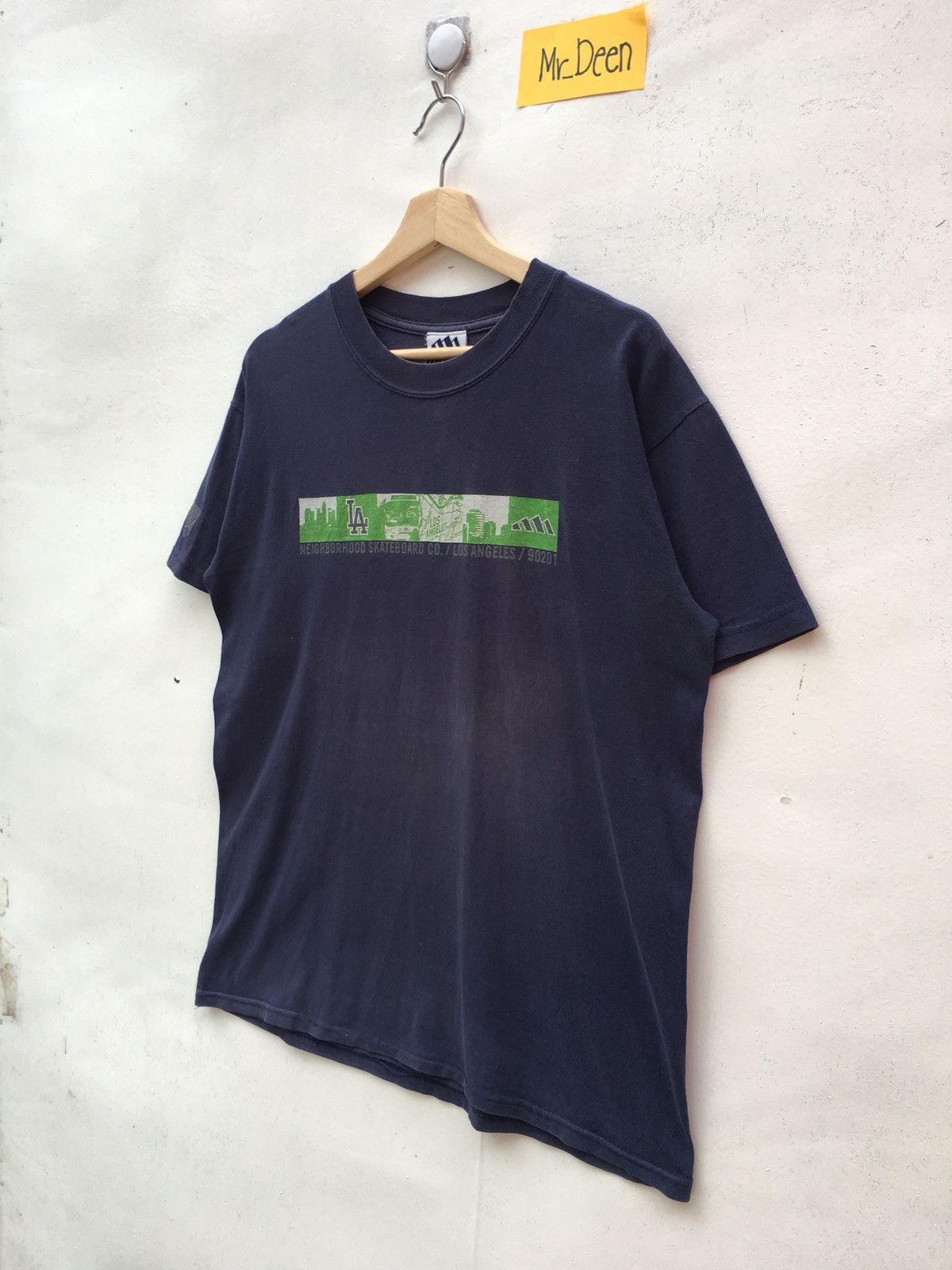 Neighborhood Vintage 90s Neighborhood Skateboard LA Big Logo Tee Size US M / EU 48-50 / 2 - 4 Thumbnail