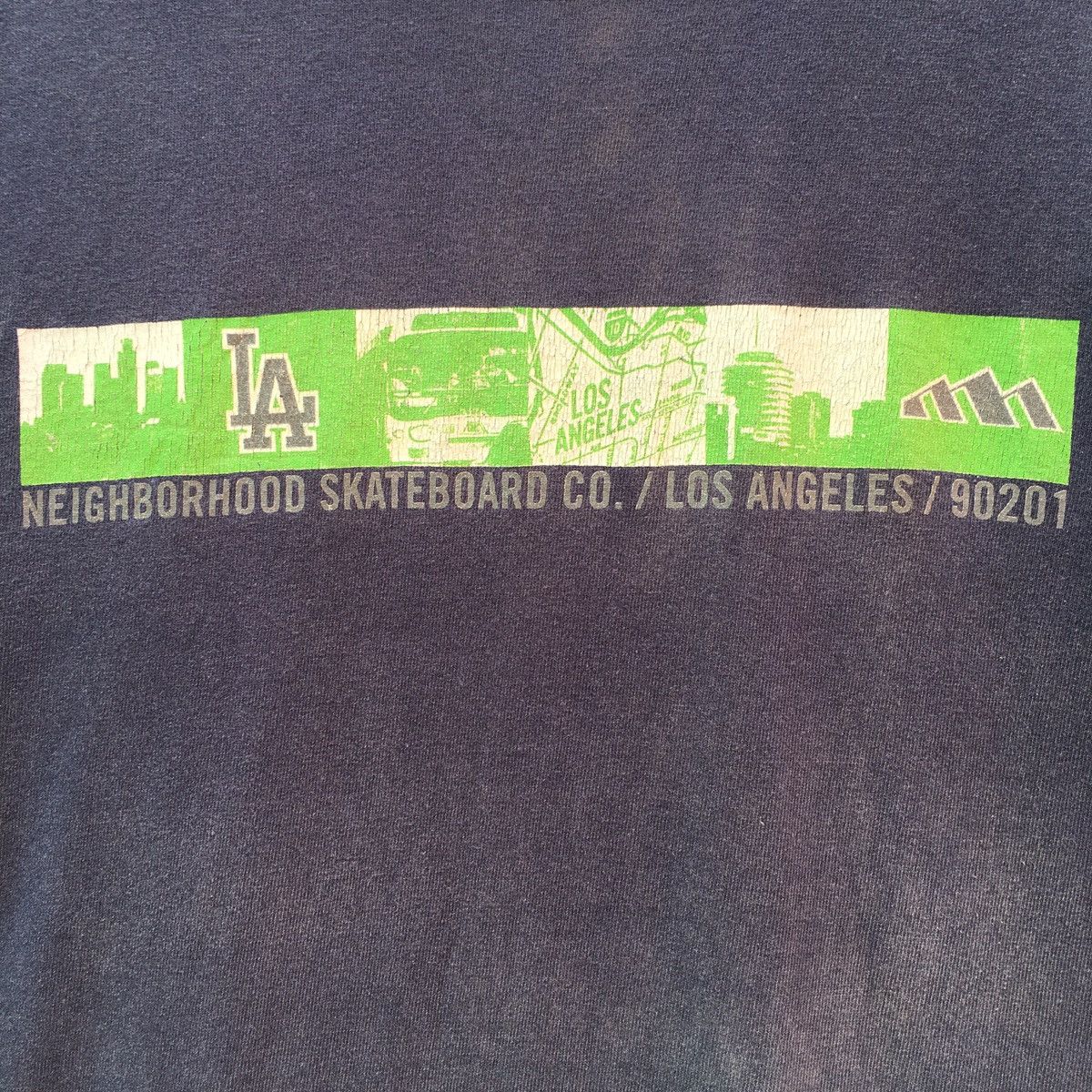 Neighborhood Vintage 90s Neighborhood Skateboard LA Big Logo Tee Size US M / EU 48-50 / 2 - 6 Thumbnail