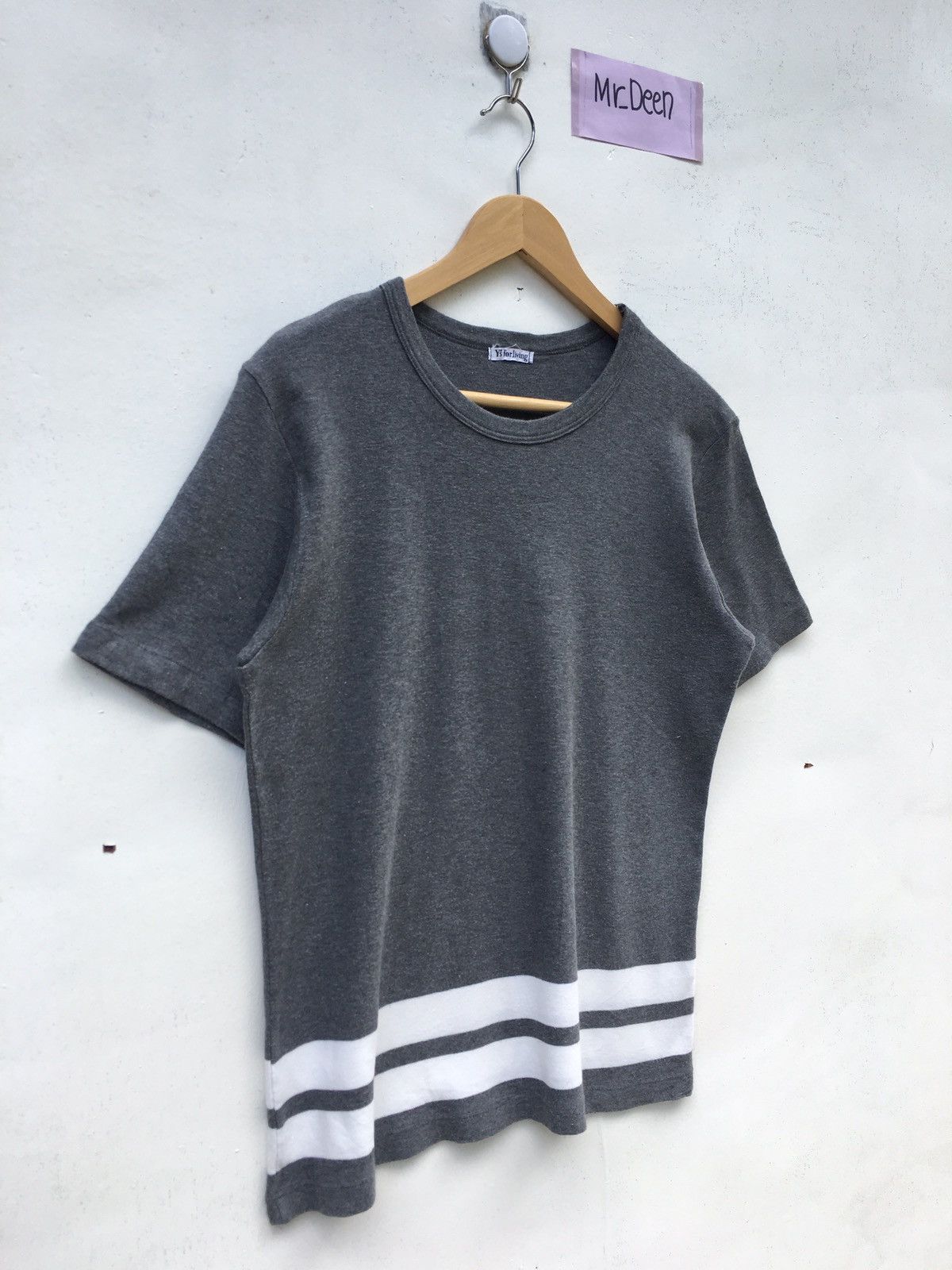 Yohji Yamamoto Rare Vintage 90s Y’s for living Basics Tshirt Size US S / EU 44-46 / 1 - 2 Thumbnail