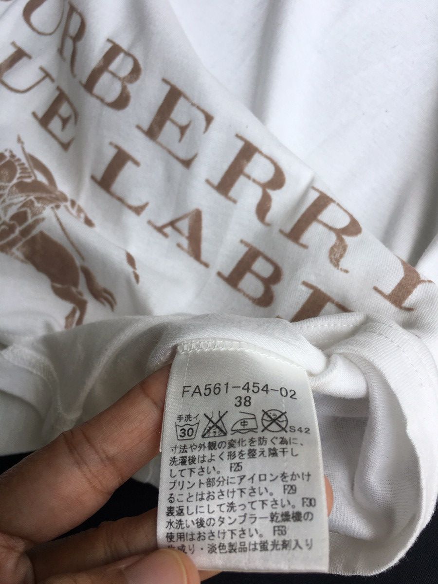 Burberry Vintage Burberry Big Logo Tshirt Size XS / US 0-2 / IT 36-38 - 10 Thumbnail