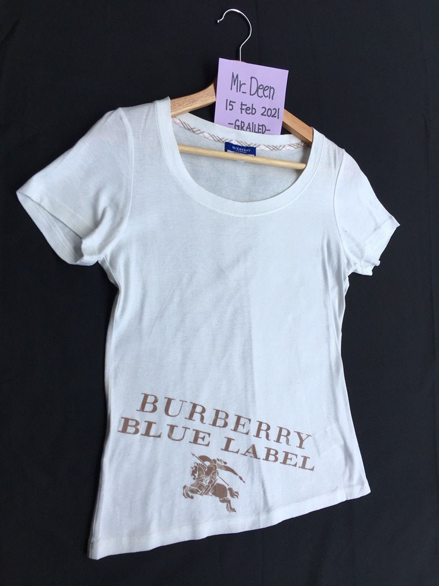 Burberry Vintage Burberry Big Logo Tshirt Size XS / US 0-2 / IT 36-38 - 2 Thumbnail