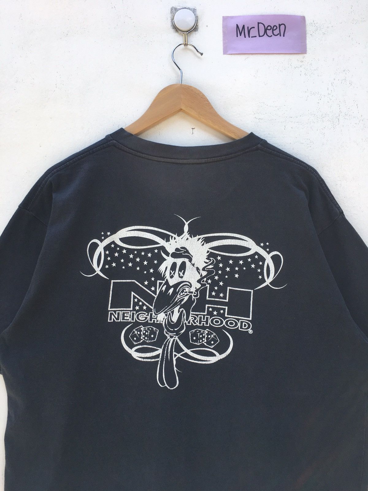 Neighborhood Rare Vintage SS03 Neighborhood Printed Spellout Tshirt Size US L / EU 52-54 / 3 - 1 Thumbnail