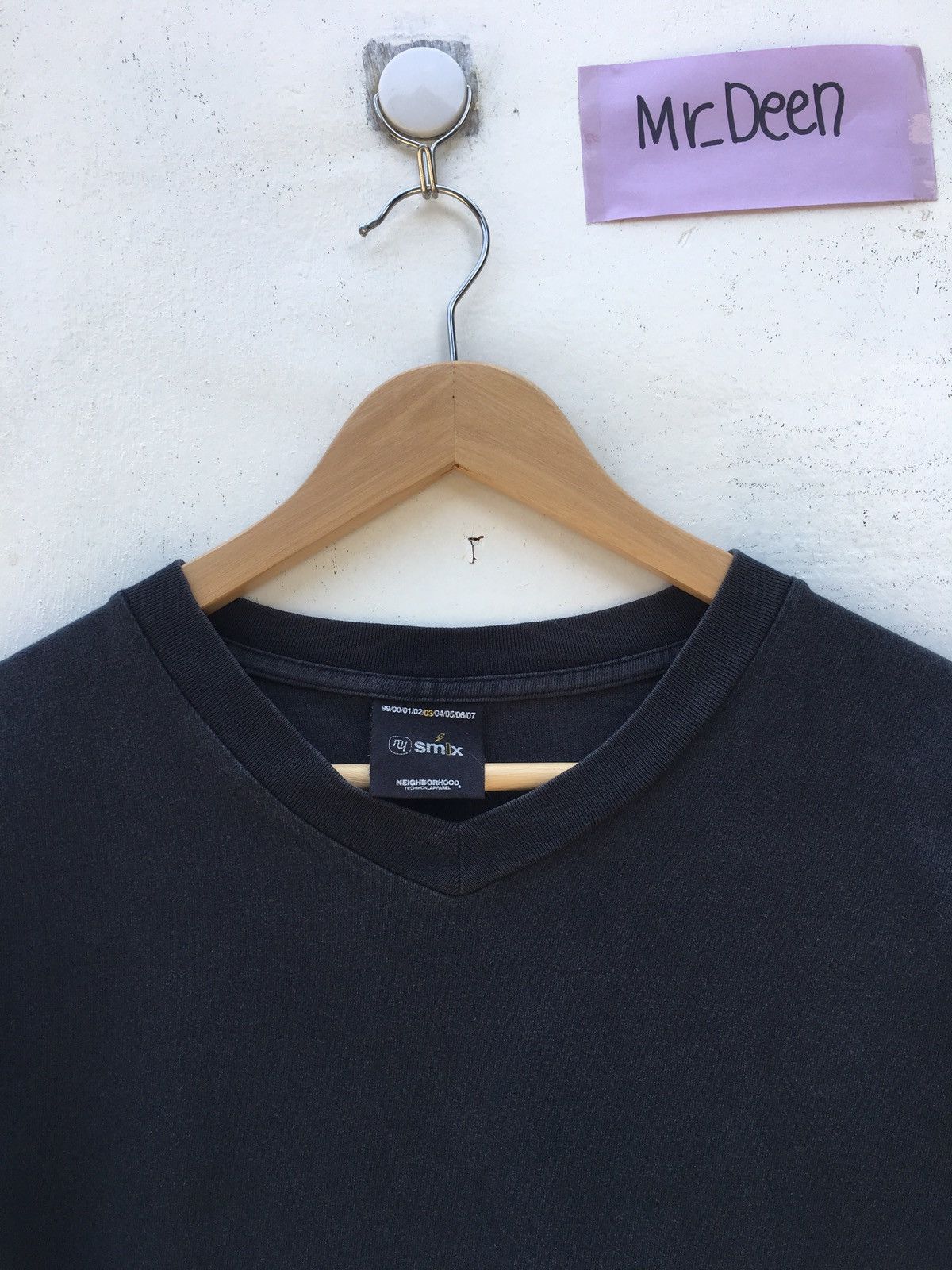 Neighborhood Rare Vintage SS03 Neighborhood Printed Spellout Tshirt Size US L / EU 52-54 / 3 - 10 Thumbnail