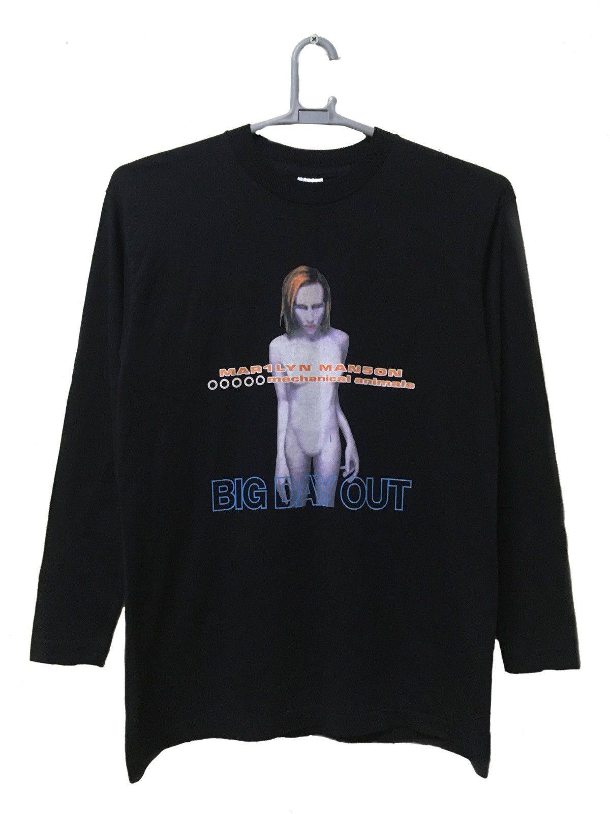 Marilyn Manson 90s Marilyn Manson Mechanical Animals concert tour shirt Size US M / EU 48-50 / 2 - 1 Thumbnail