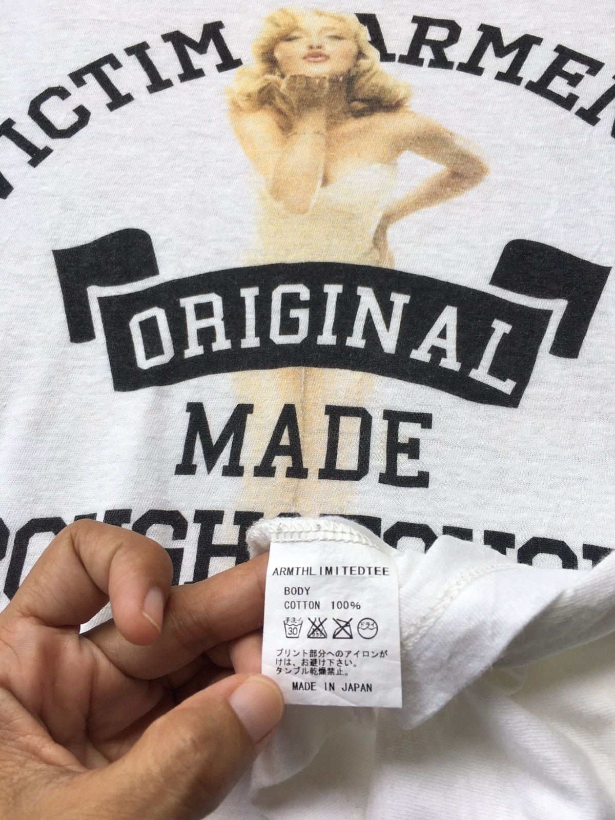 Japanese Brand Rare Victim Marilyn Monroe Printed Tshirt Size US M / EU 48-50 / 2 - 9 Thumbnail