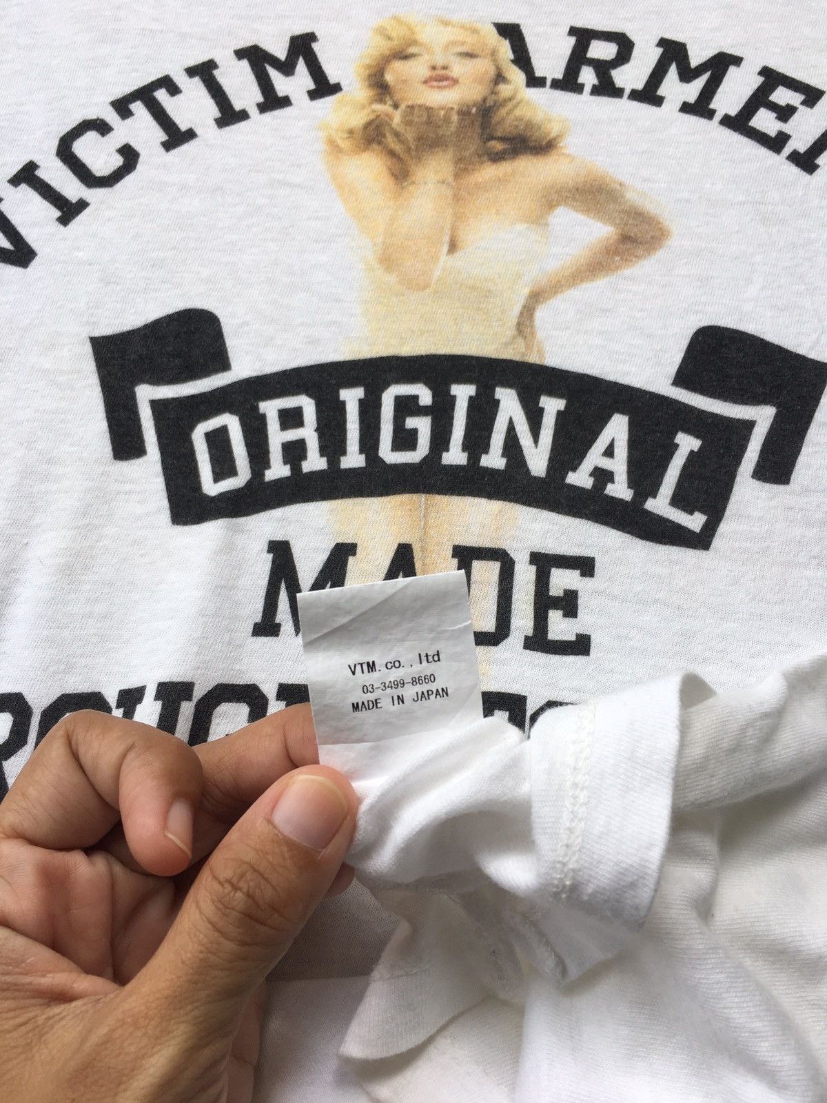 Japanese Brand Rare Victim Marilyn Monroe Printed Tshirt Size US M / EU 48-50 / 2 - 10 Thumbnail
