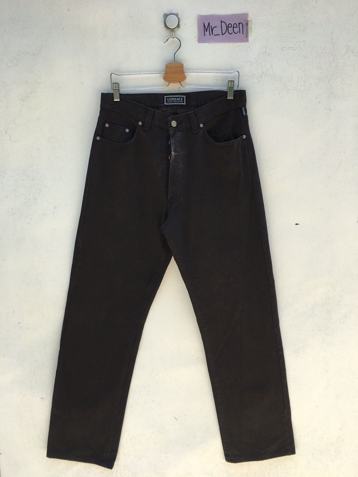 Versace Vintage Versace Medusa Loose Cut Jeans Size US 32 / EU 48 - 2 Thumbnail
