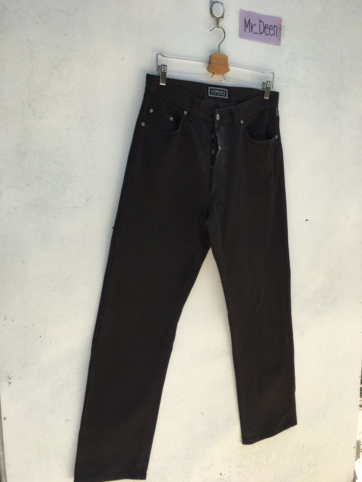 Versace Vintage Versace Medusa Loose Cut Jeans Size US 32 / EU 48 - 3 Thumbnail