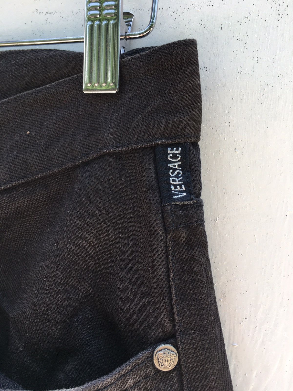 Versace Vintage Versace Medusa Loose Cut Jeans Size US 32 / EU 48 - 11 Thumbnail
