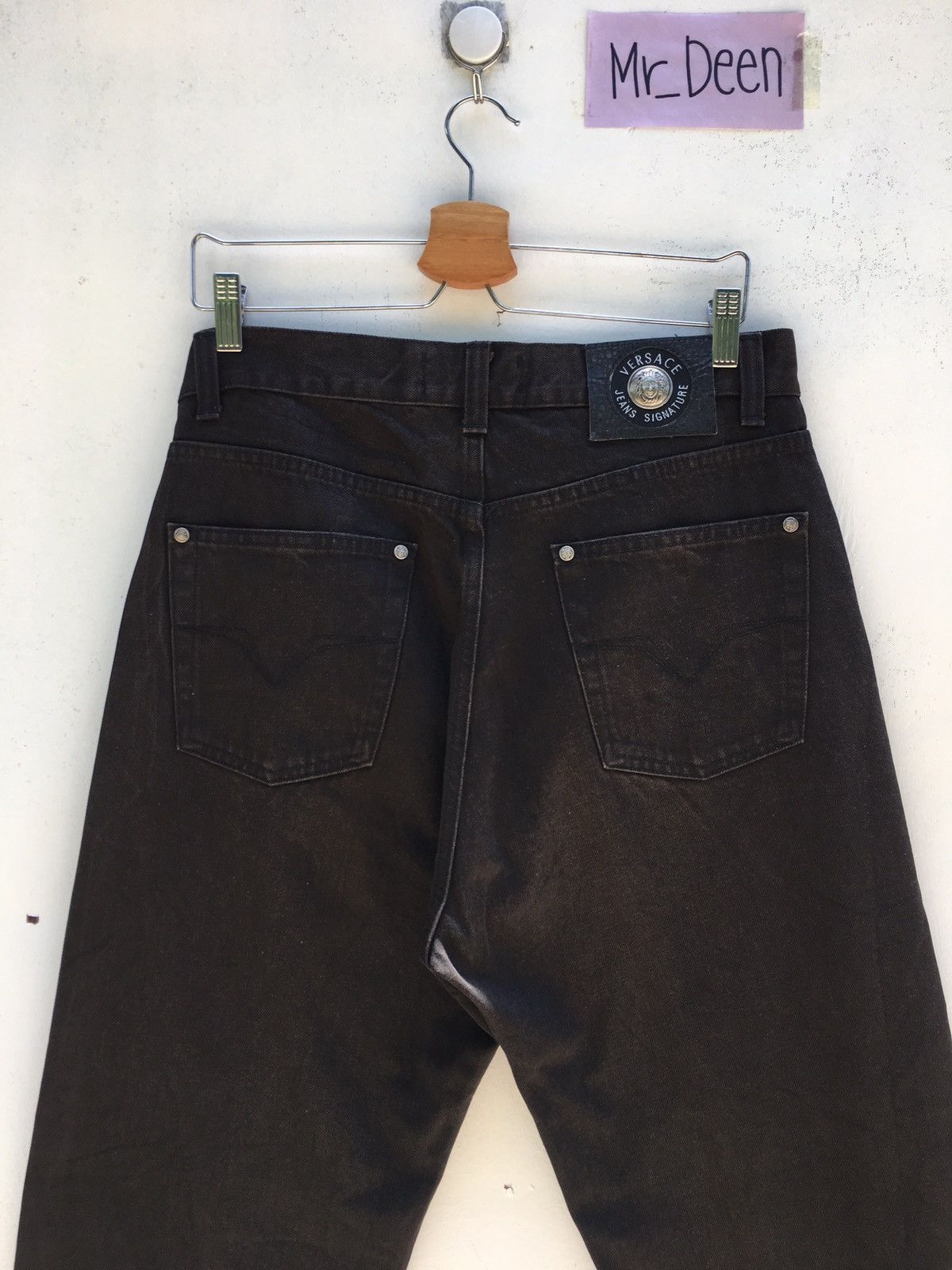 Versace Vintage Versace Medusa Loose Cut Jeans Size US 32 / EU 48 - 24 Thumbnail