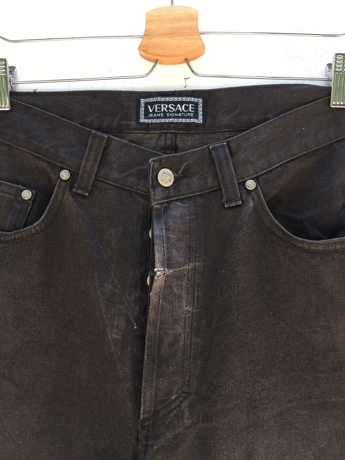 Versace Vintage Versace Medusa Loose Cut Jeans Size US 32 / EU 48 - 8 Thumbnail