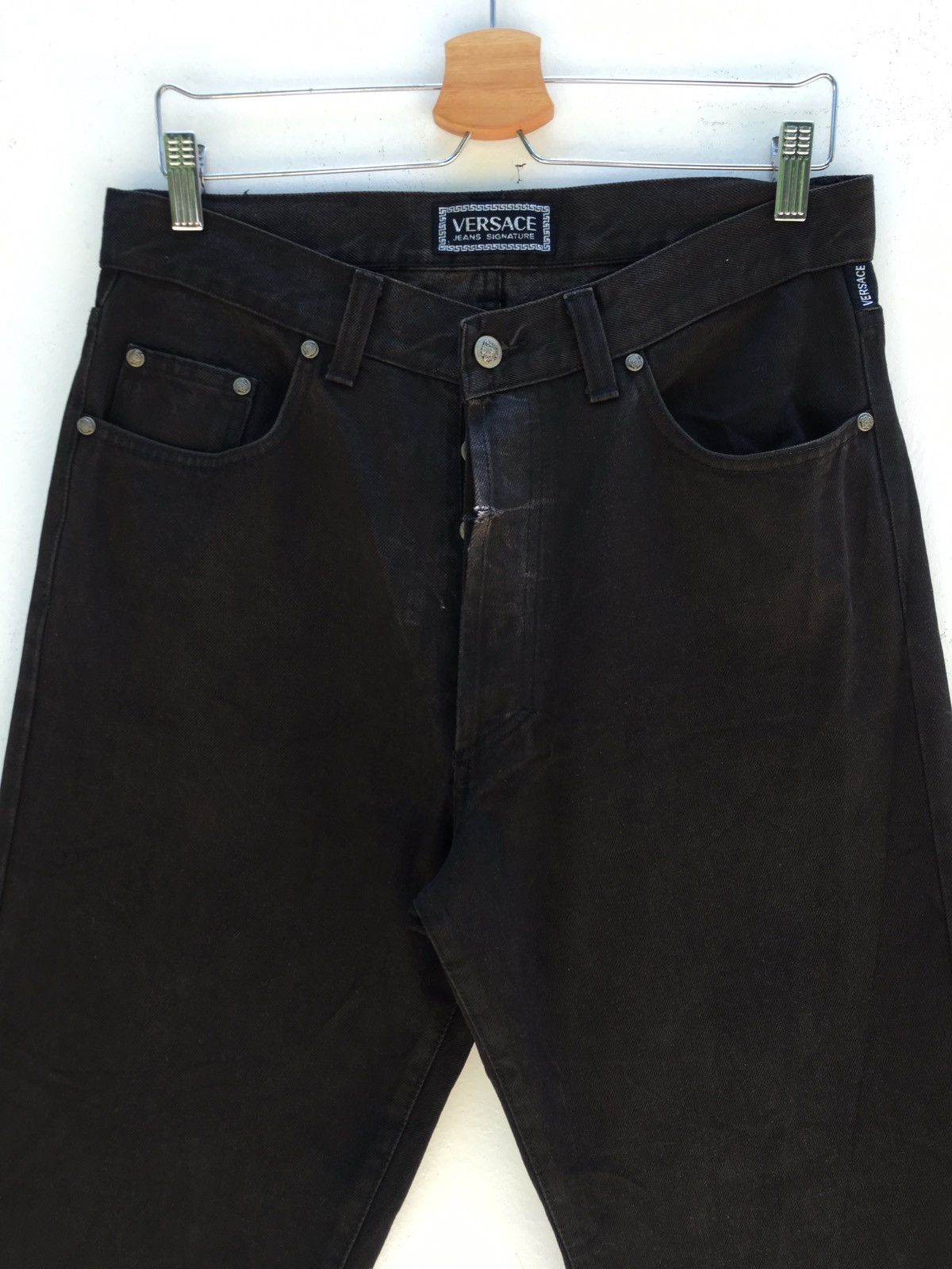Versace Vintage Versace Medusa Loose Cut Jeans Size US 32 / EU 48 - 6 Thumbnail