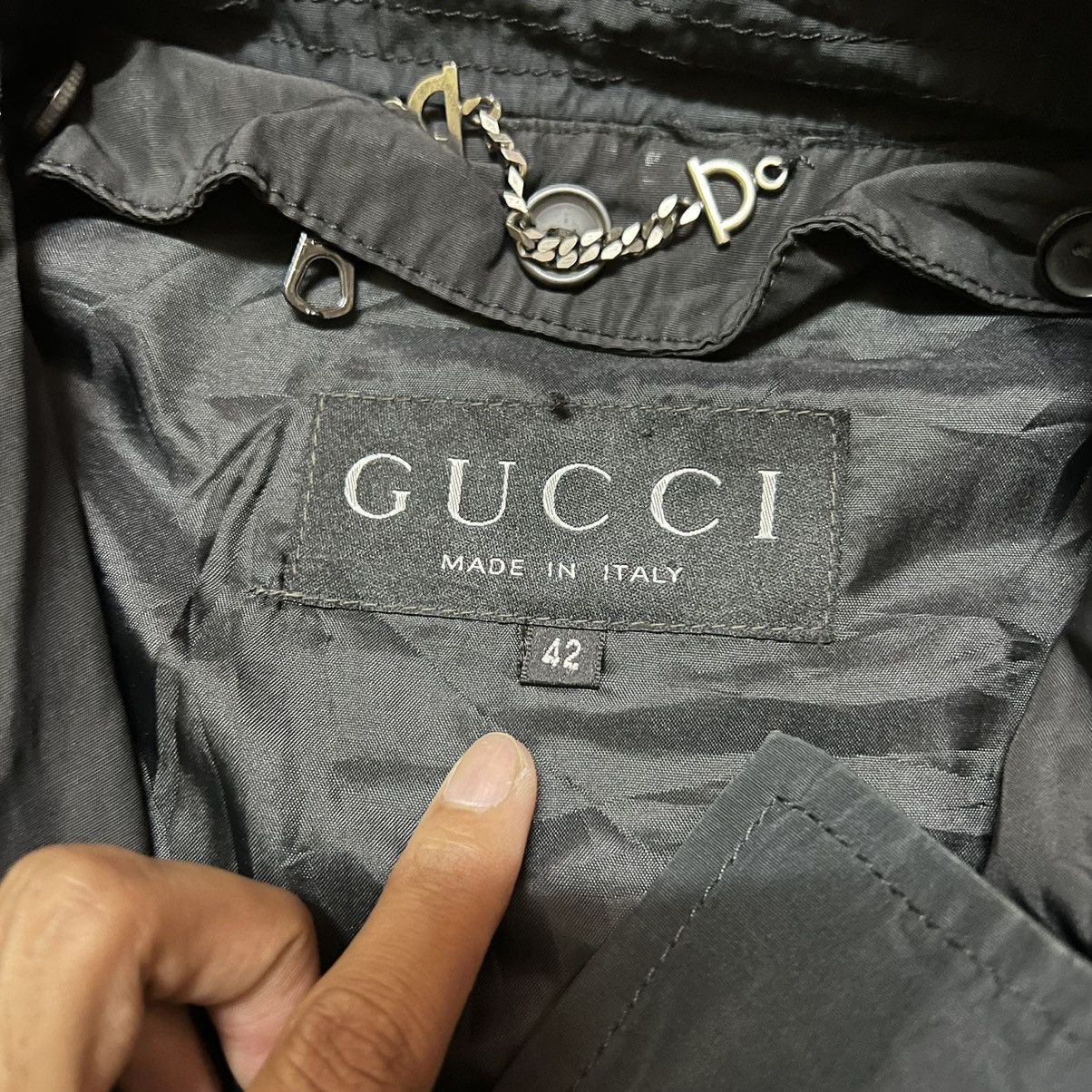 Gucci Gucci Long Jacket Avant Garde Style Fashion Size US XL / EU 56 / 4 - 5 Thumbnail