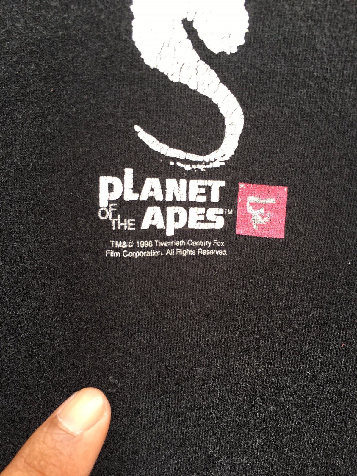Vintage Rare Vintage 90s Planet of the Apes Movie T shirt Size US M / EU 48-50 / 2 - 9 Thumbnail