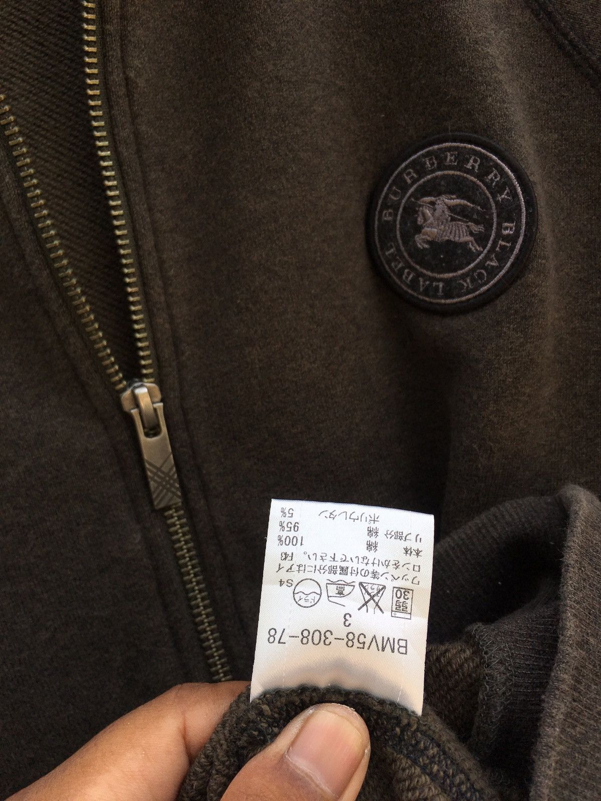 Burberry Vintage Burberry Zip Up Sweater Size US M / EU 48-50 / 2 - 10 Thumbnail
