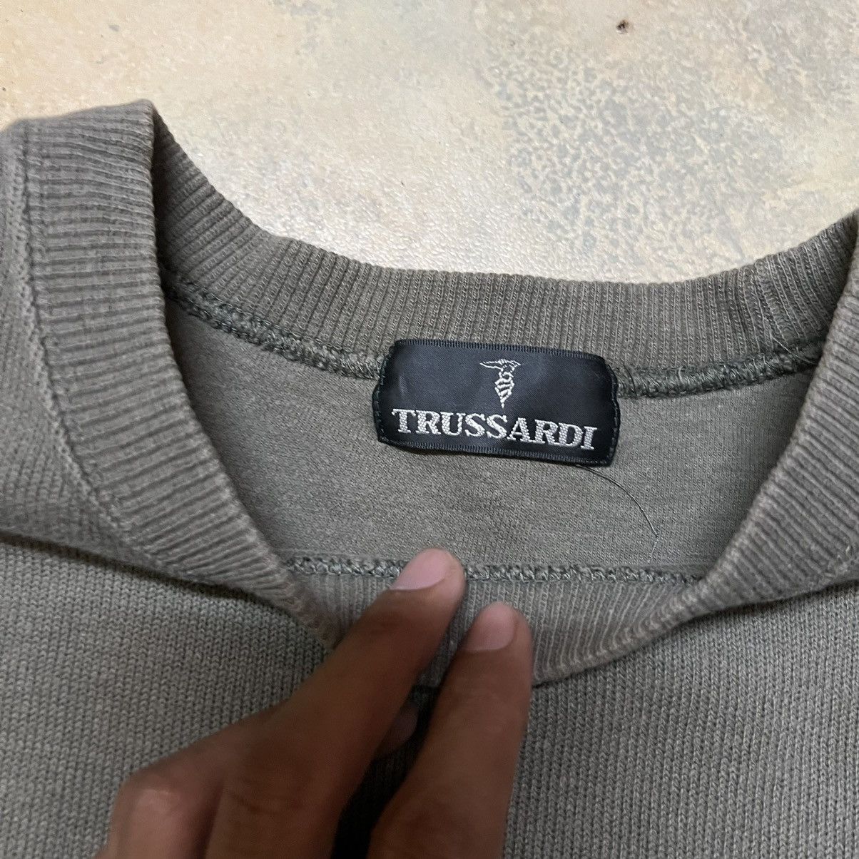 Trussardi × Vintage Vintage Trussardi Big Logo Sweatshirt Size US M / EU 48-50 / 2 - 10 Thumbnail