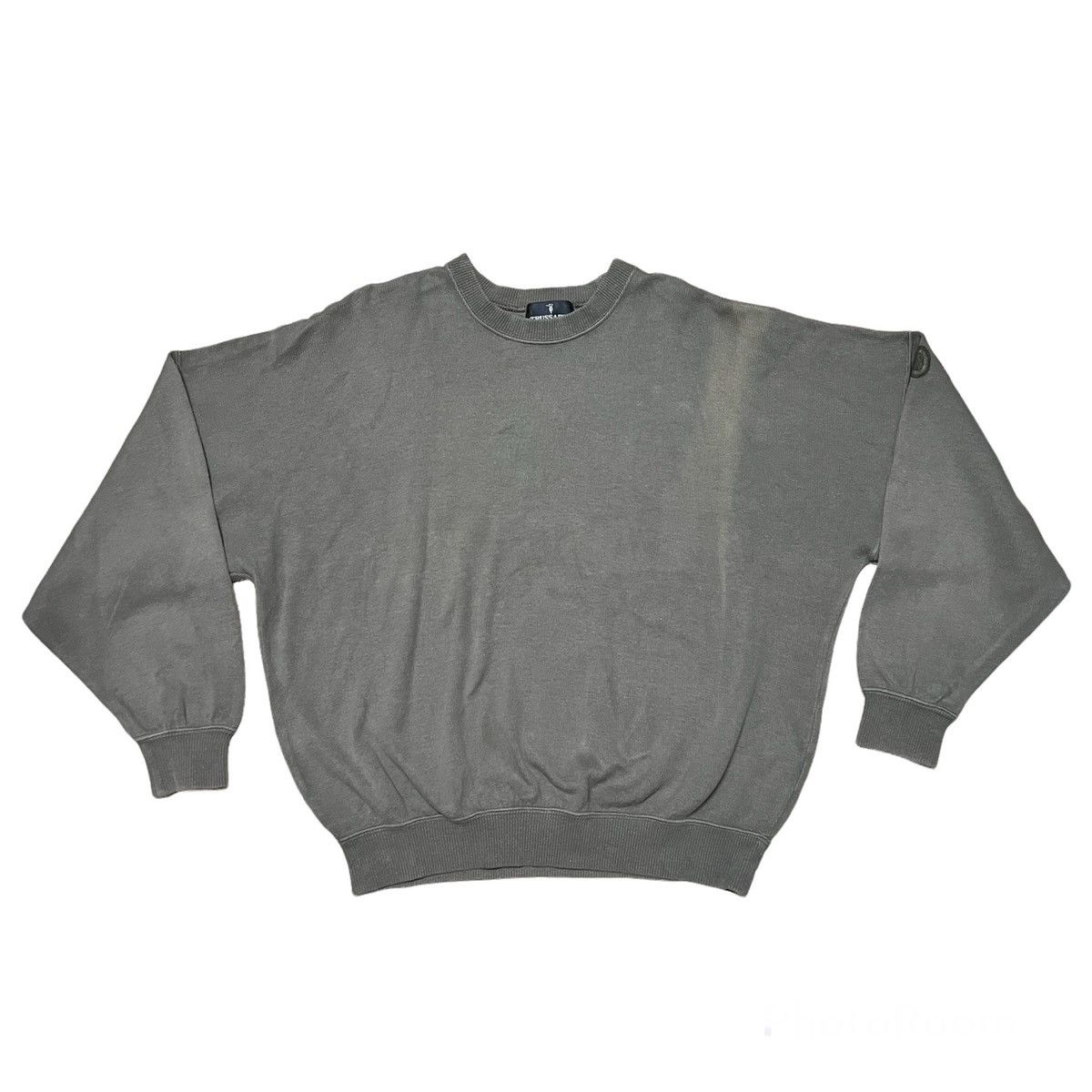 Trussardi × Vintage Vintage Trussardi Big Logo Sweatshirt Size US M / EU 48-50 / 2 - 2 Thumbnail
