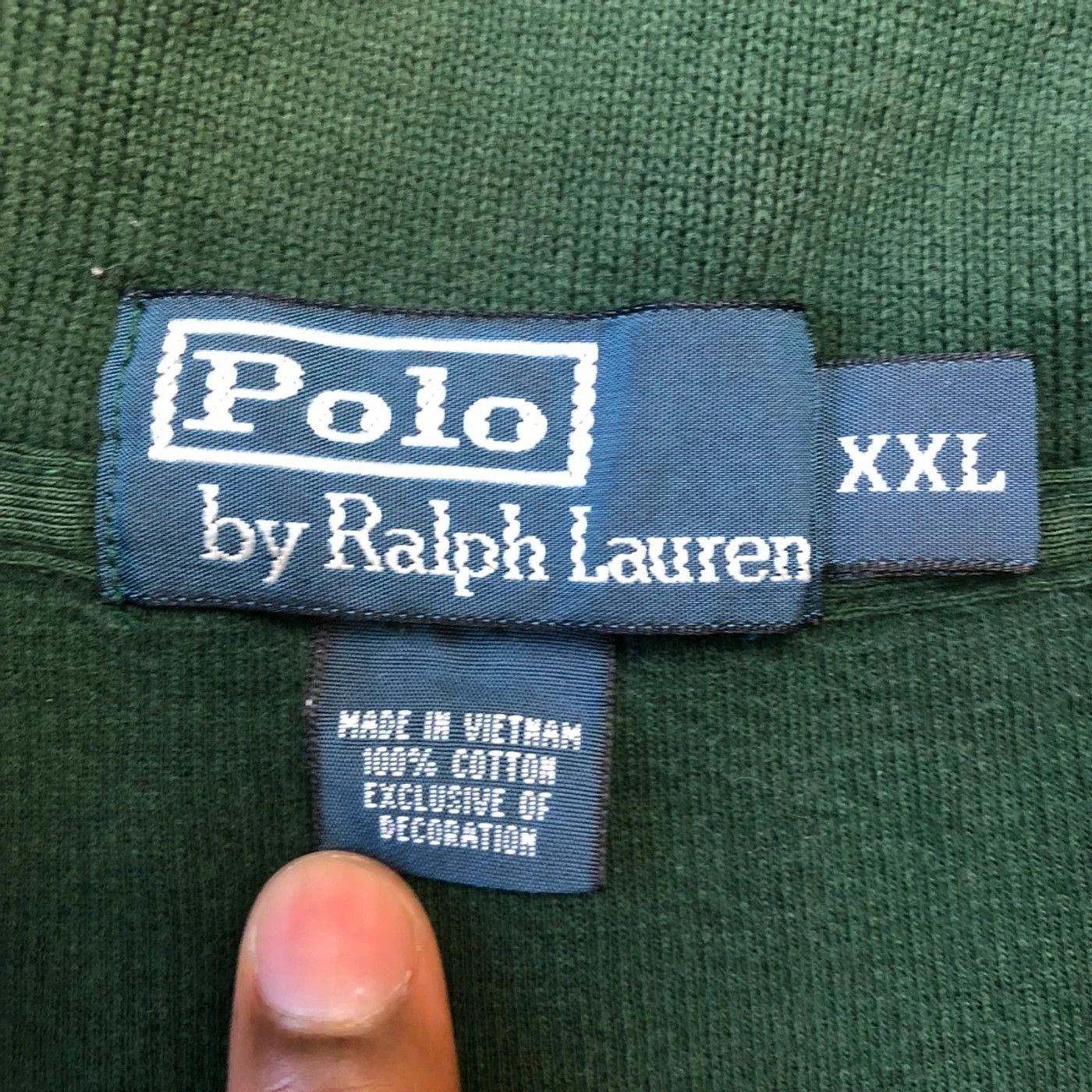 Polo Ralph Lauren × Ralph Lauren × Vintage Vintage 90’s Polo Ralph Lauren Quarter Zip Sweatshirt Size US XL / EU 56 / 4 - 5 Thumbnail