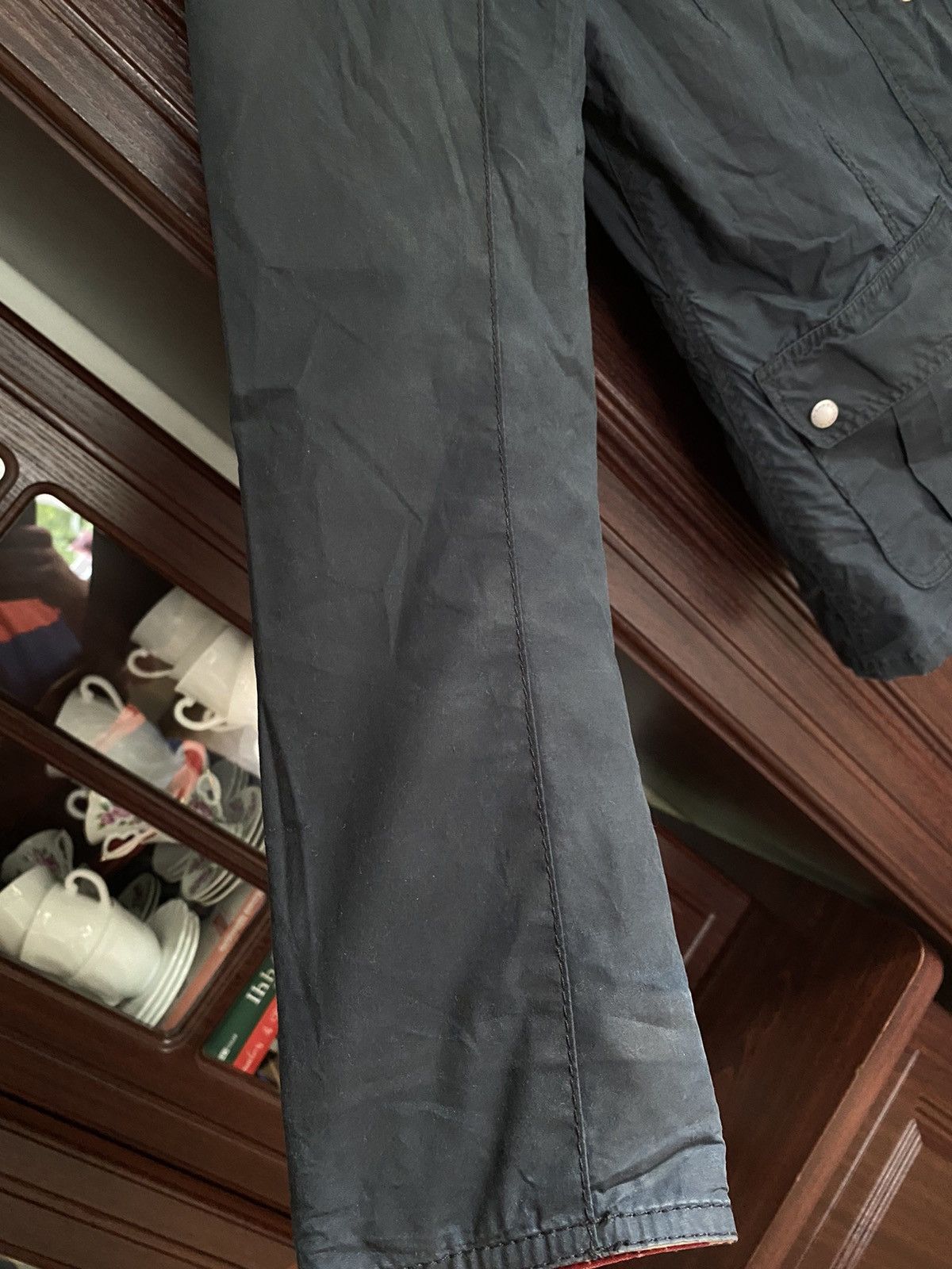 Barbour × Margaret Howell Barbour Wax Force Utility Jacket Belstaff Burberry Size L / US 10 / IT 46 - 9 Thumbnail