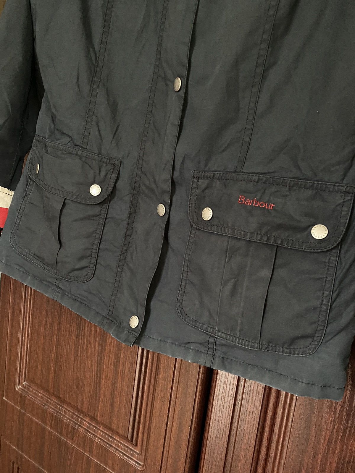 Barbour × Margaret Howell Barbour Wax Force Utility Jacket Belstaff Burberry Size L / US 10 / IT 46 - 3 Thumbnail
