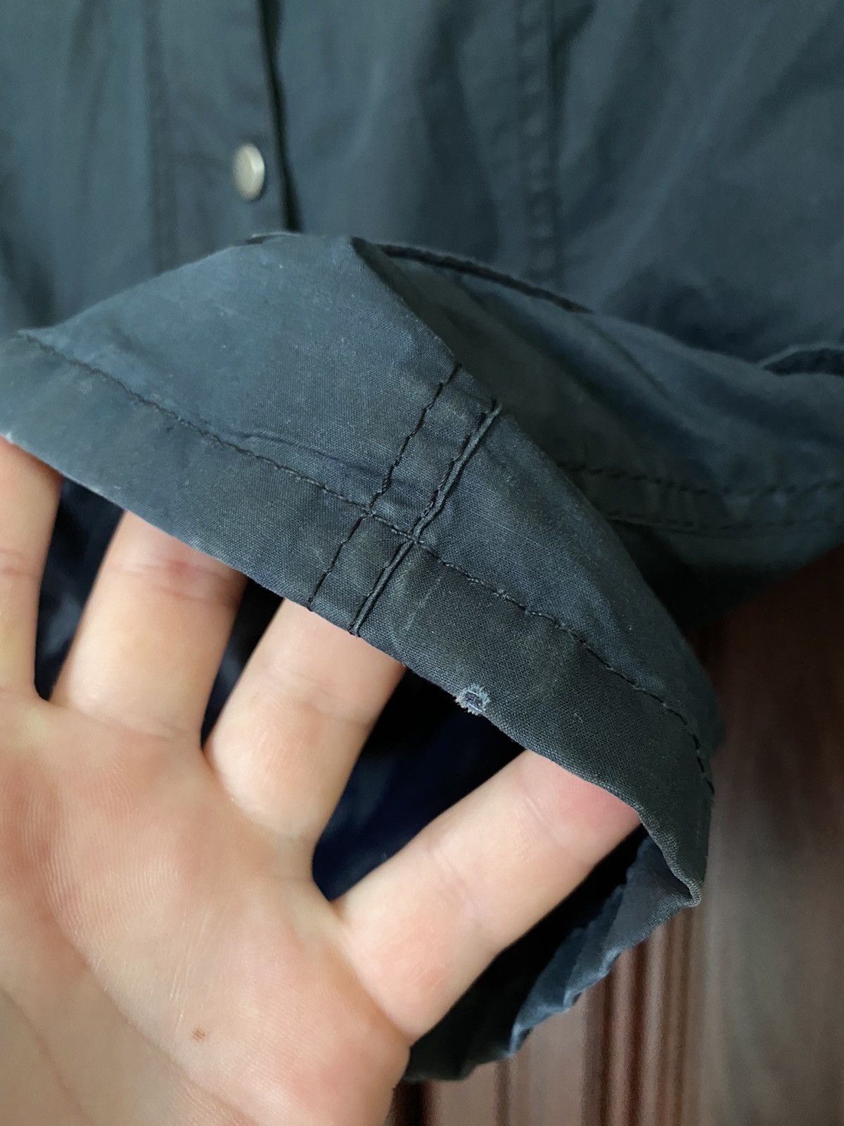 Barbour × Margaret Howell Barbour Wax Force Utility Jacket Belstaff Burberry Size L / US 10 / IT 46 - 5 Thumbnail