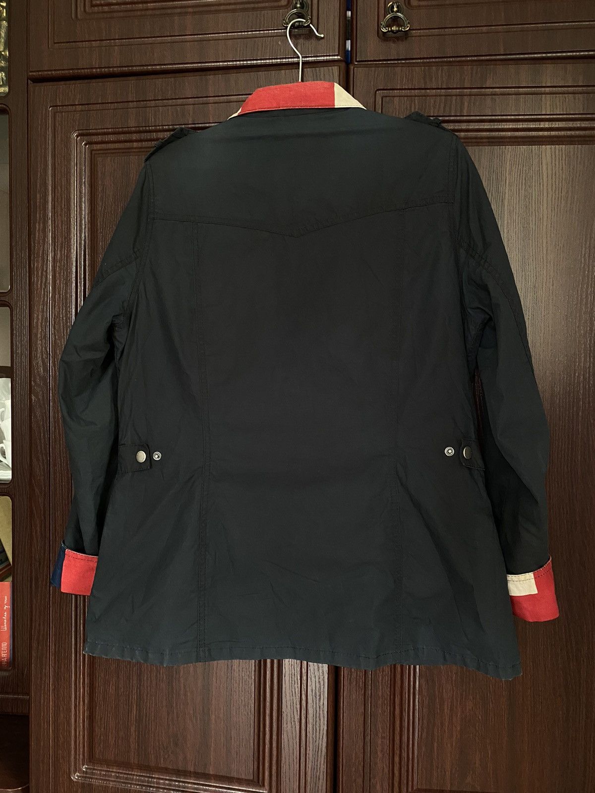 Barbour × Margaret Howell Barbour Wax Force Utility Jacket Belstaff Burberry Size L / US 10 / IT 46 - 11 Thumbnail