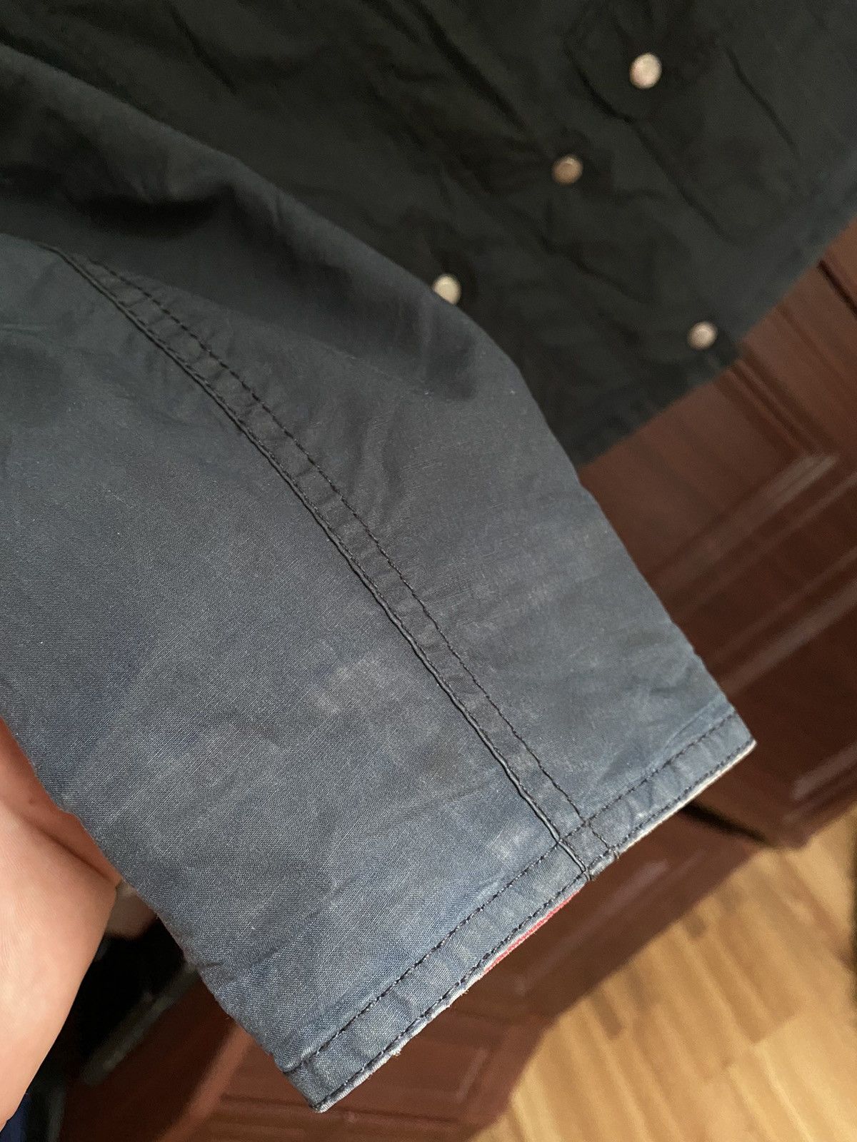 Barbour × Margaret Howell Barbour Wax Force Utility Jacket Belstaff Burberry Size L / US 10 / IT 46 - 10 Thumbnail